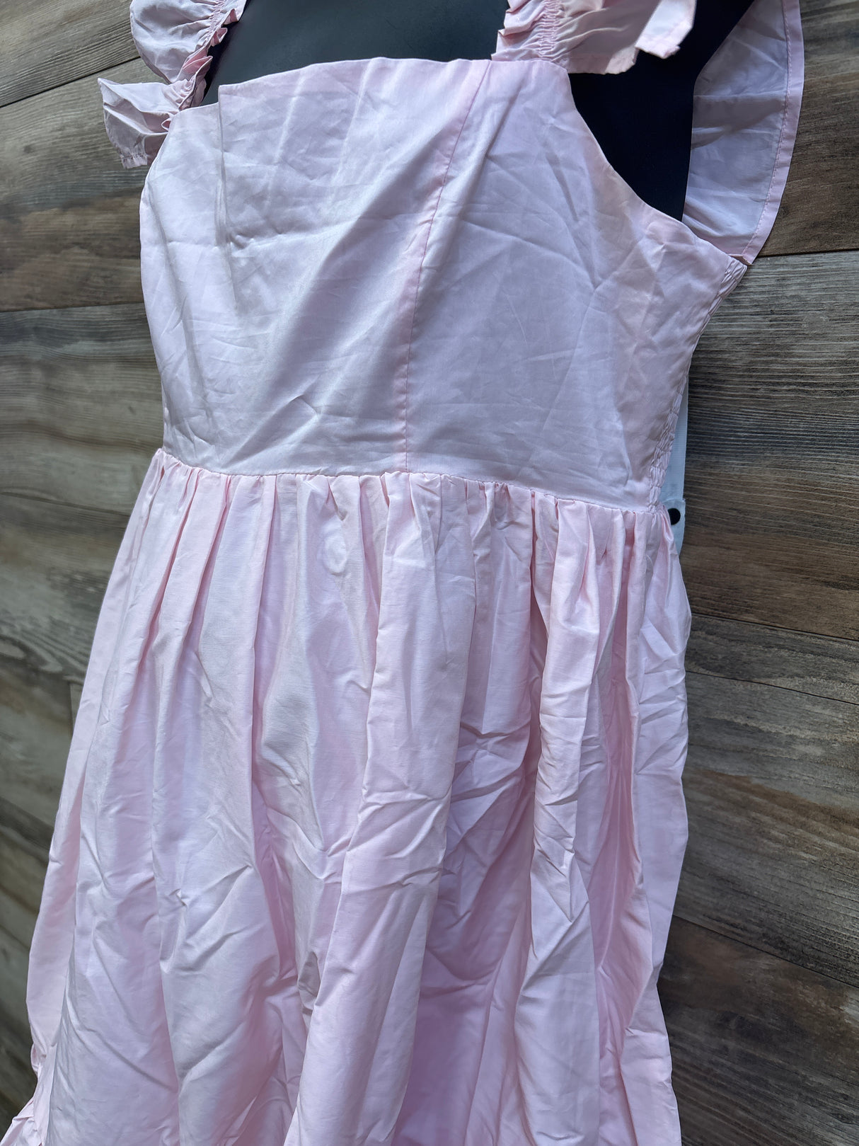 NEW Club L London Dolly Daze Ruffle Sleeve Babydoll Maternity Mini Dress Pink sz Large