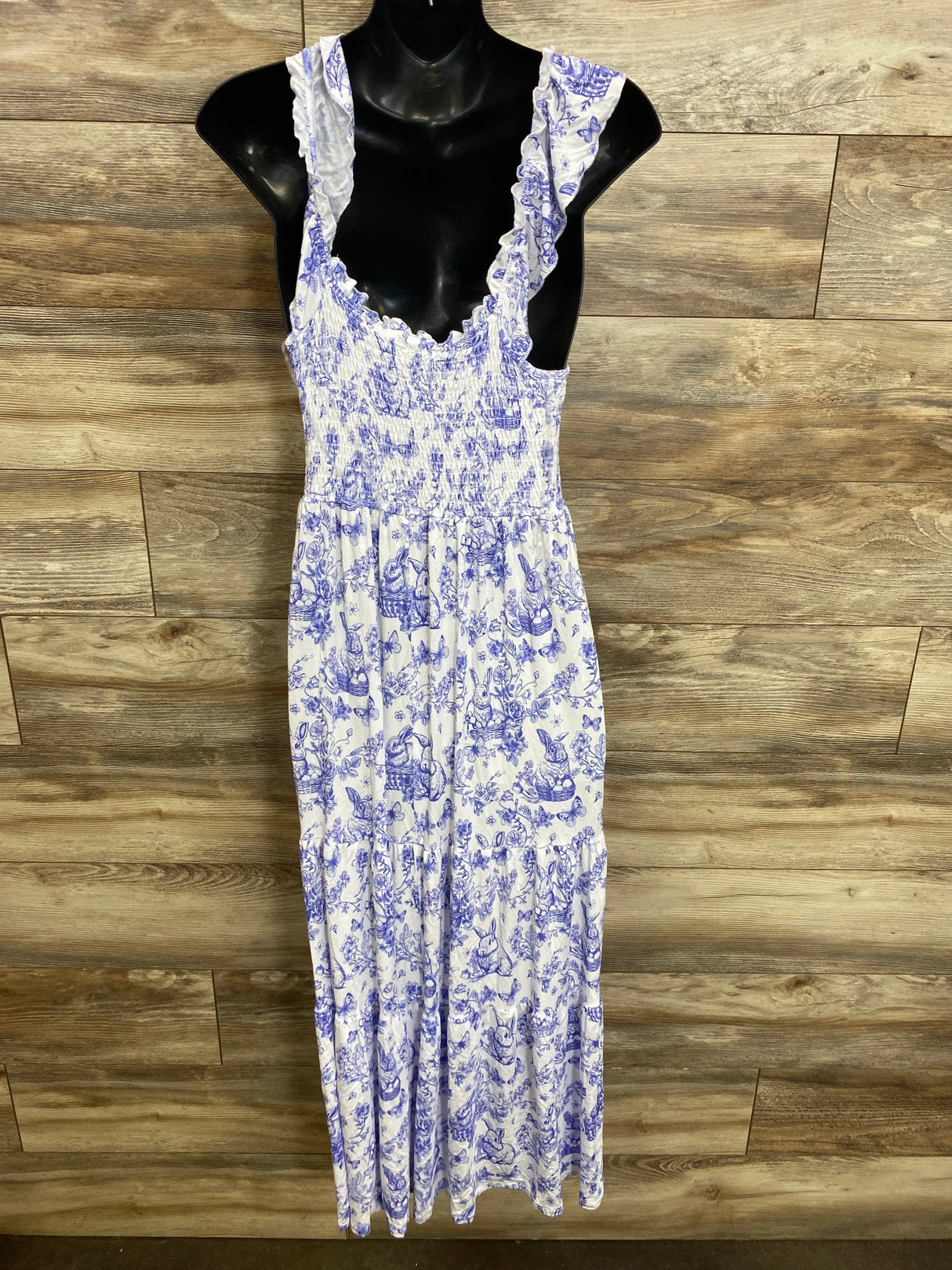 Bums & Roses Easter Mom Dress & Baby Bubble Romper in Happy Your Hare sz XL & 3-6m