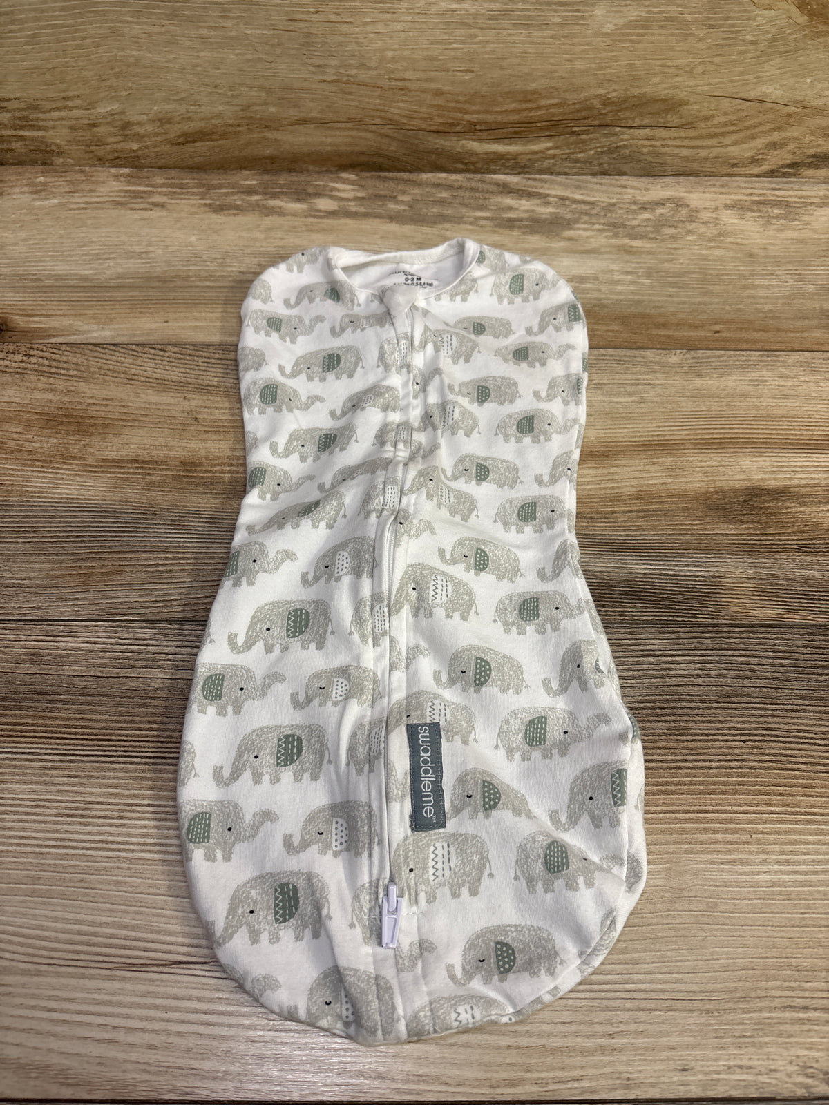 SwaddleMe by Ingenuity Swaddle Pod White sz 0-2m