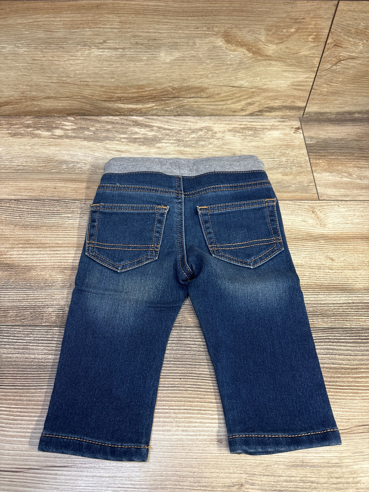 NEW Cat & Jack Drawstring Jeans Blue sz 12m