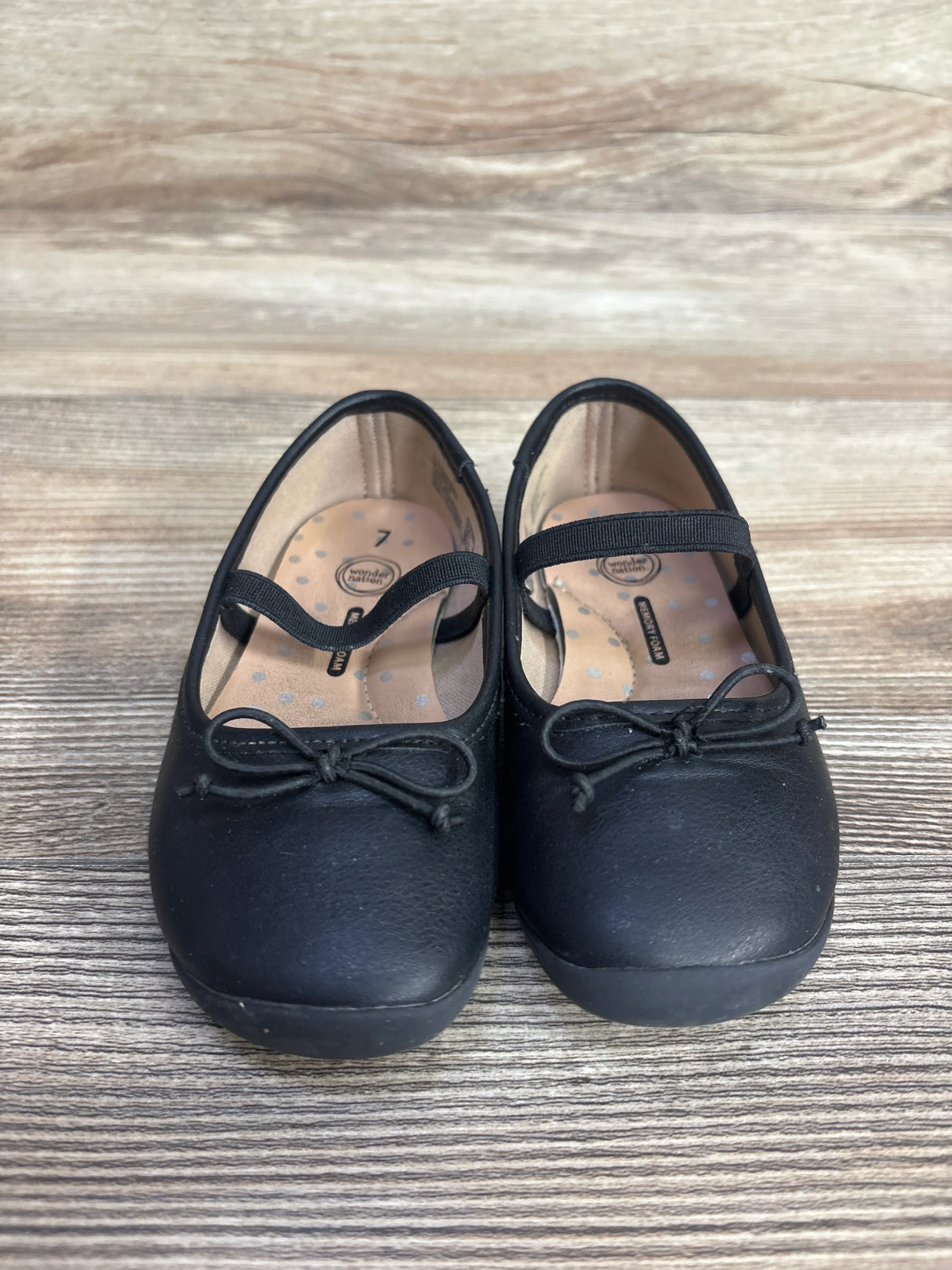 Wonder Nation Bow Ballet Flats sz 7c