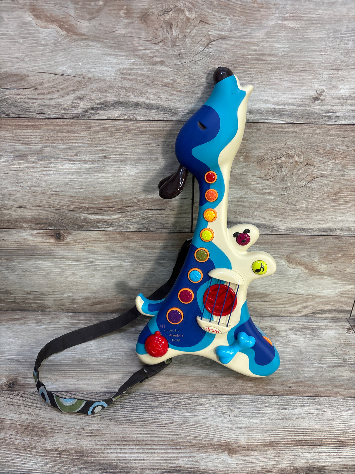 B.Toys Dog Woofer Guitar Blur