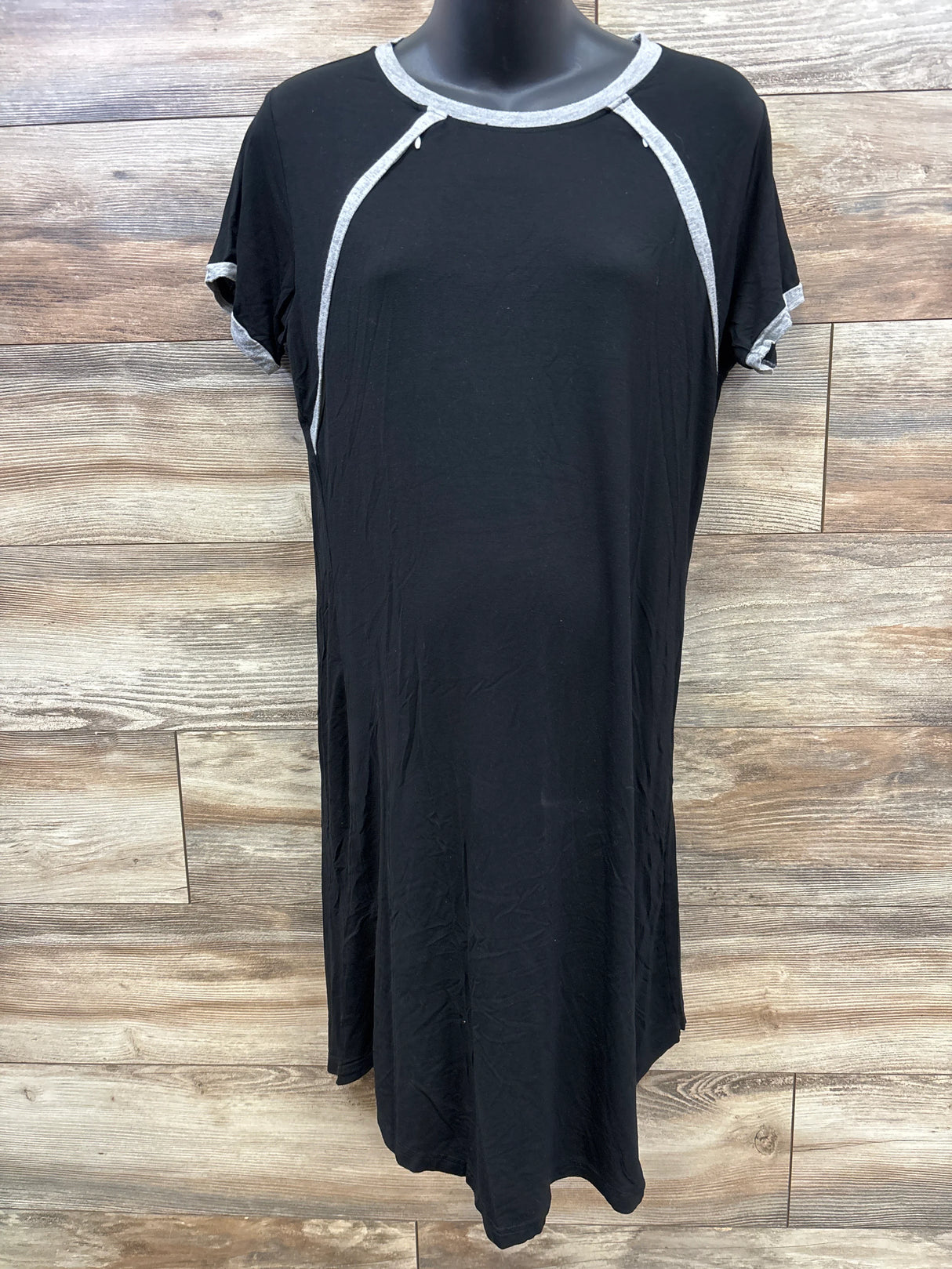 Swomog Maternity Labor Gown Black sz Small