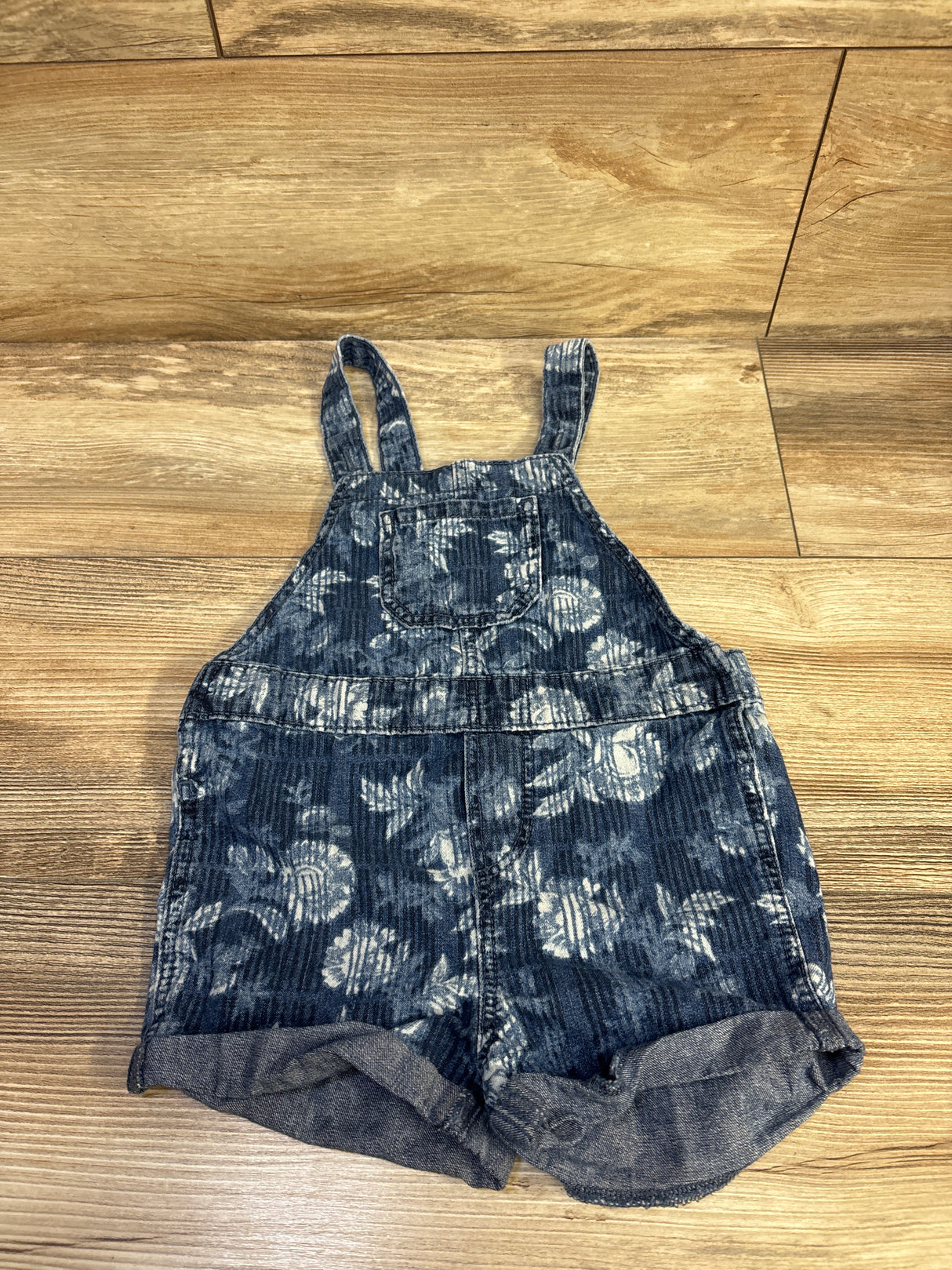 Oshkosh Chambray Shortalls Blue sz 2T