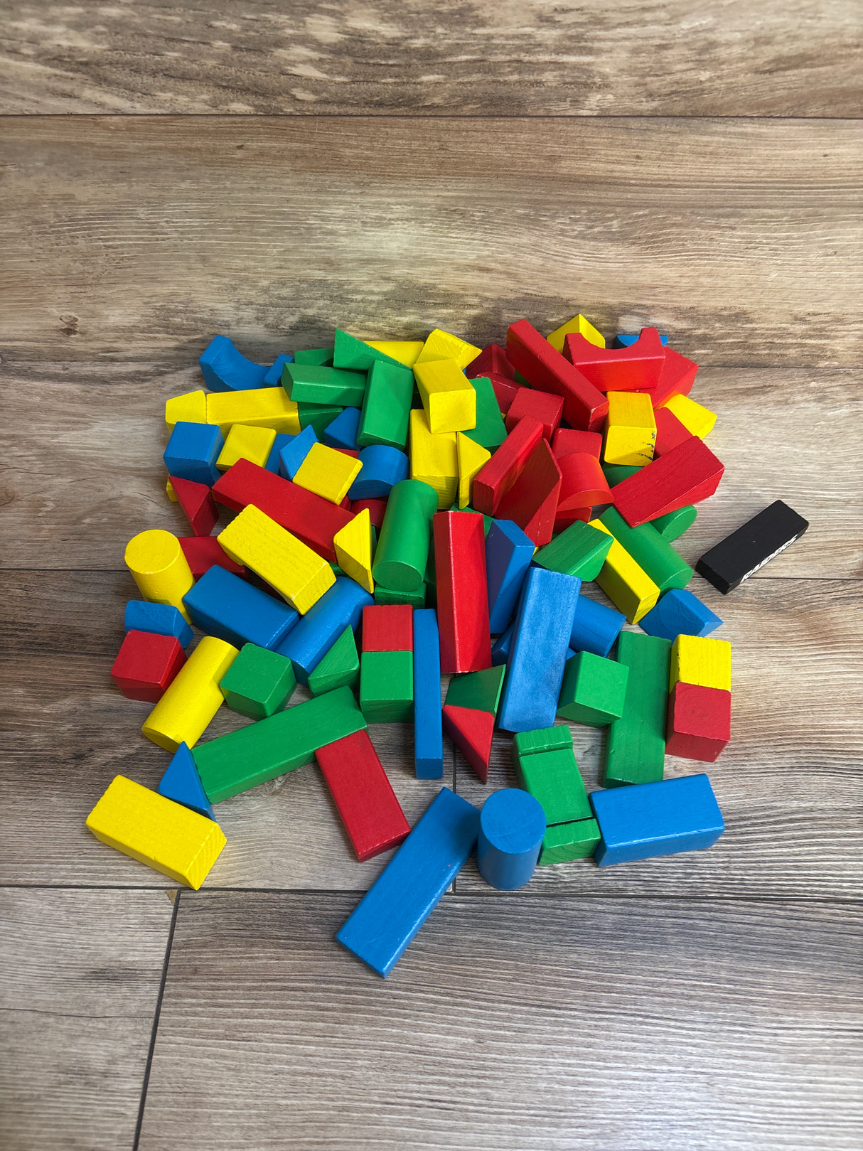 Melissa & Doug Wooden Building Blocks Set - 103 Blocks