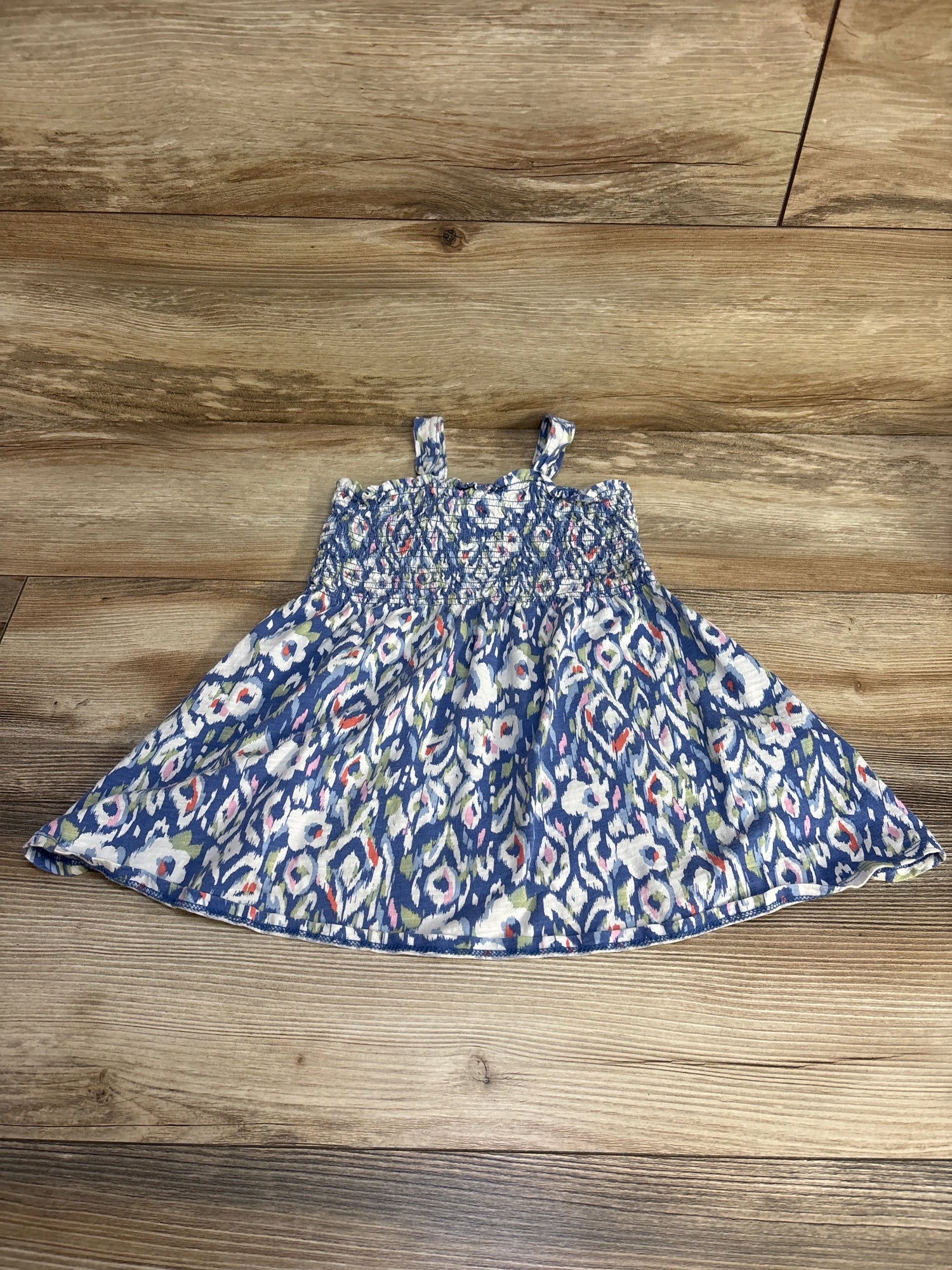 Oshkosh Smocked Dress Blue sz 3T - Me n Mommy To Be