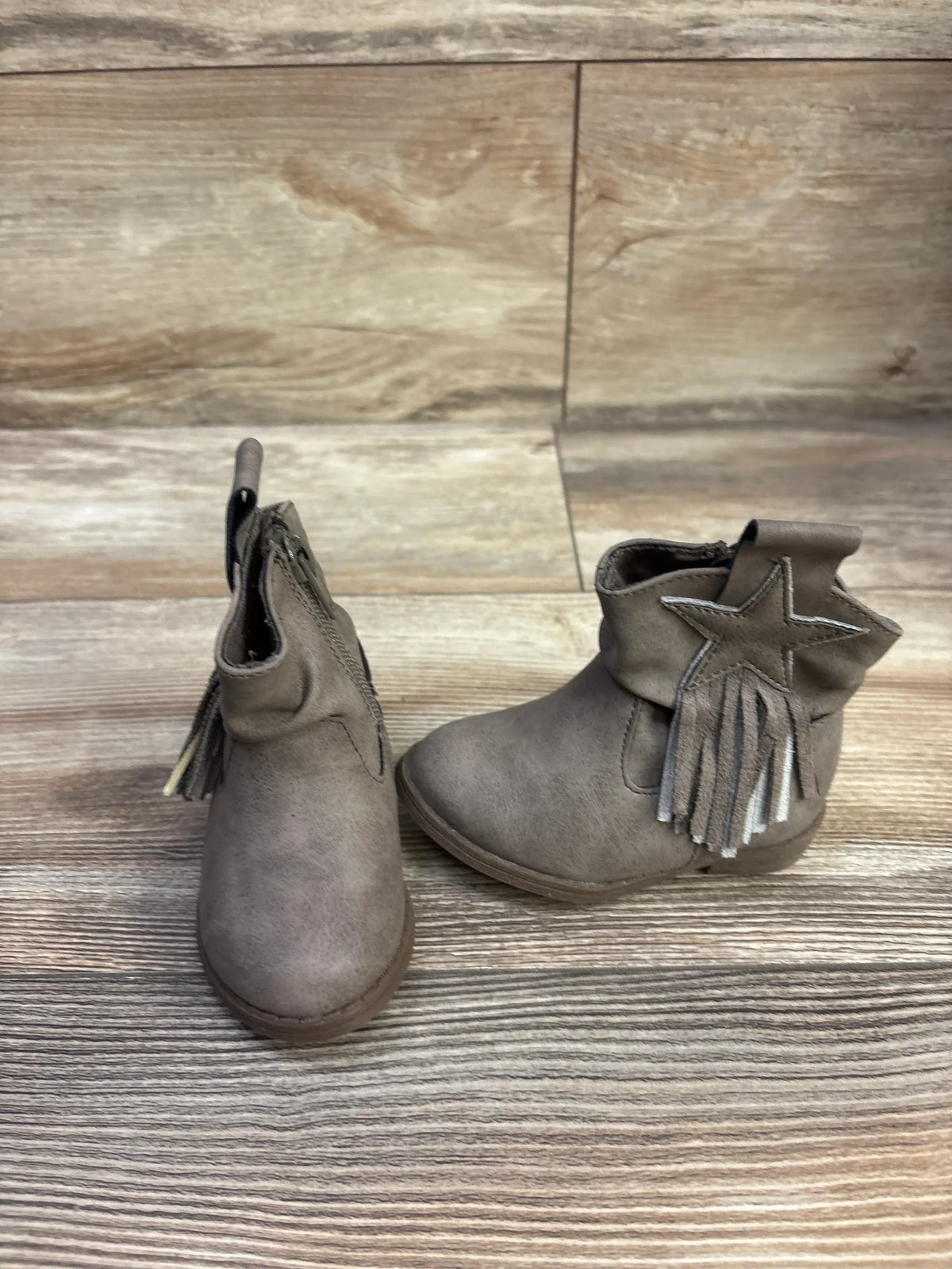 Wonder Nation Fashion Cowgirl Boots Brown sz 3c