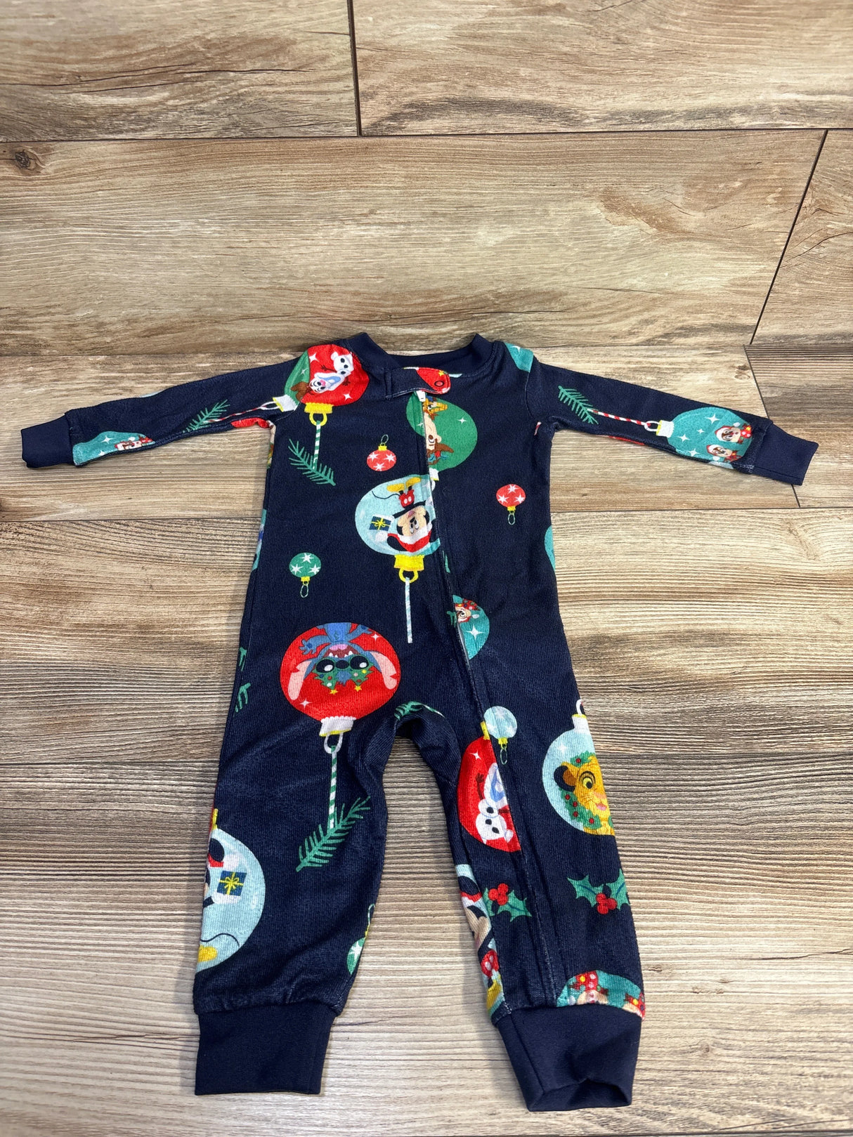 Disney 100 Frozen Christmas Sleeper Navy sz 6-9m