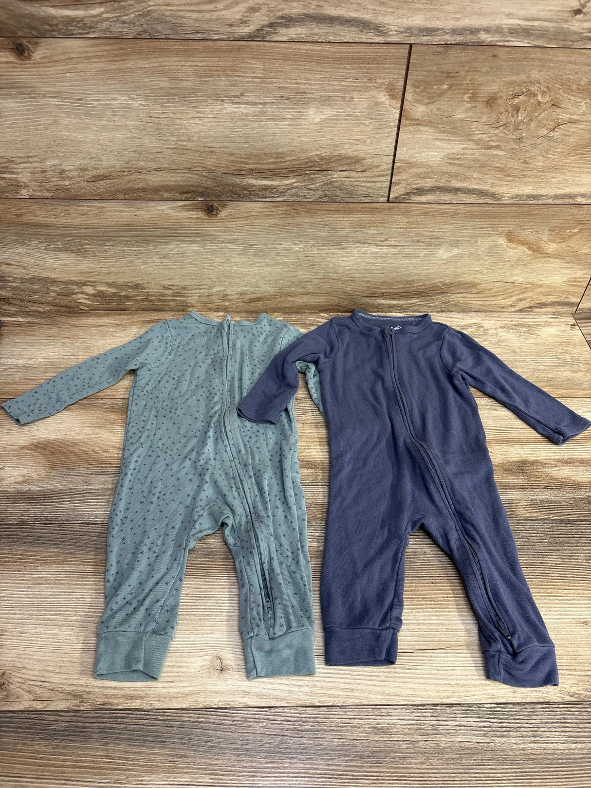 Cloud Island 2pk Star Sleeper Light Blue sz 6-9m