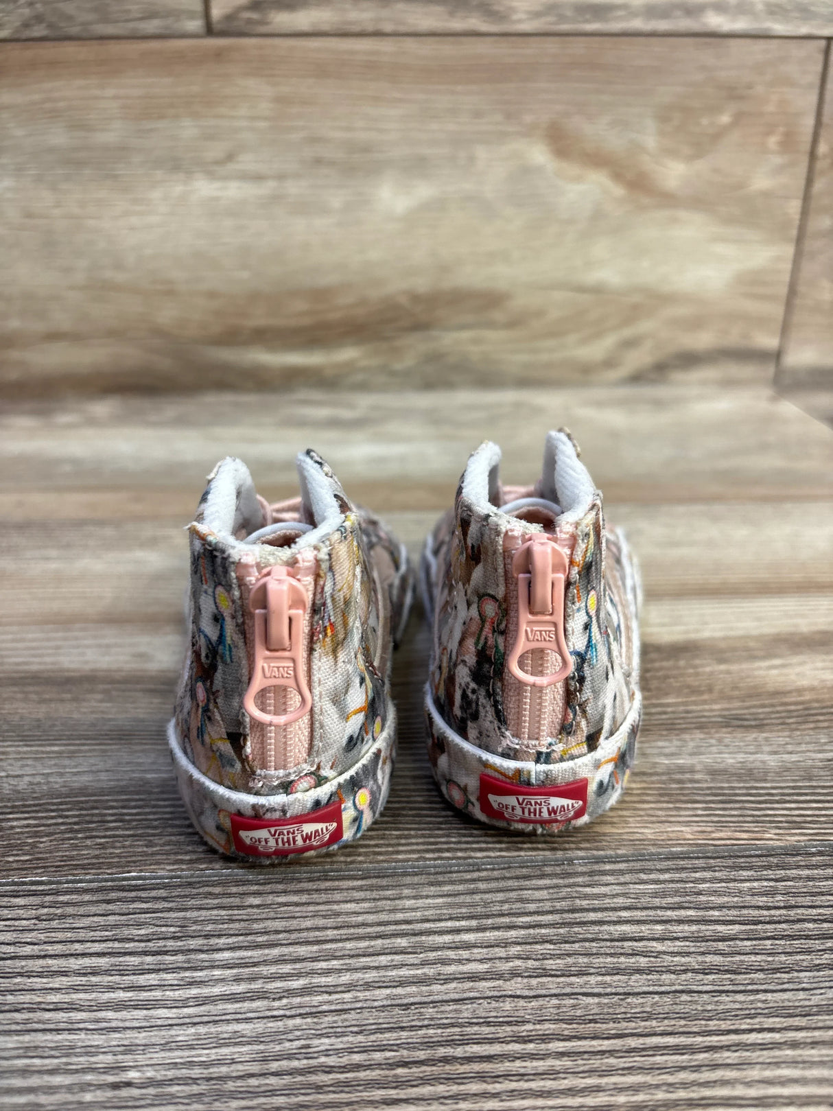 Vans x Molo Sk8-Hi Zip Horse Shoes Pink sz 5c