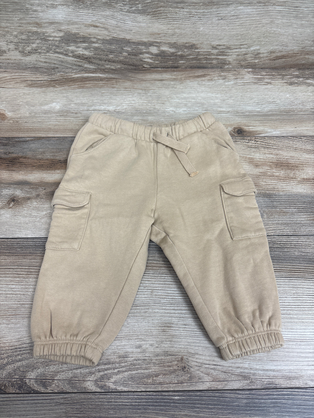 H&M Drawstring Cargo Joggers Tan sz 9m