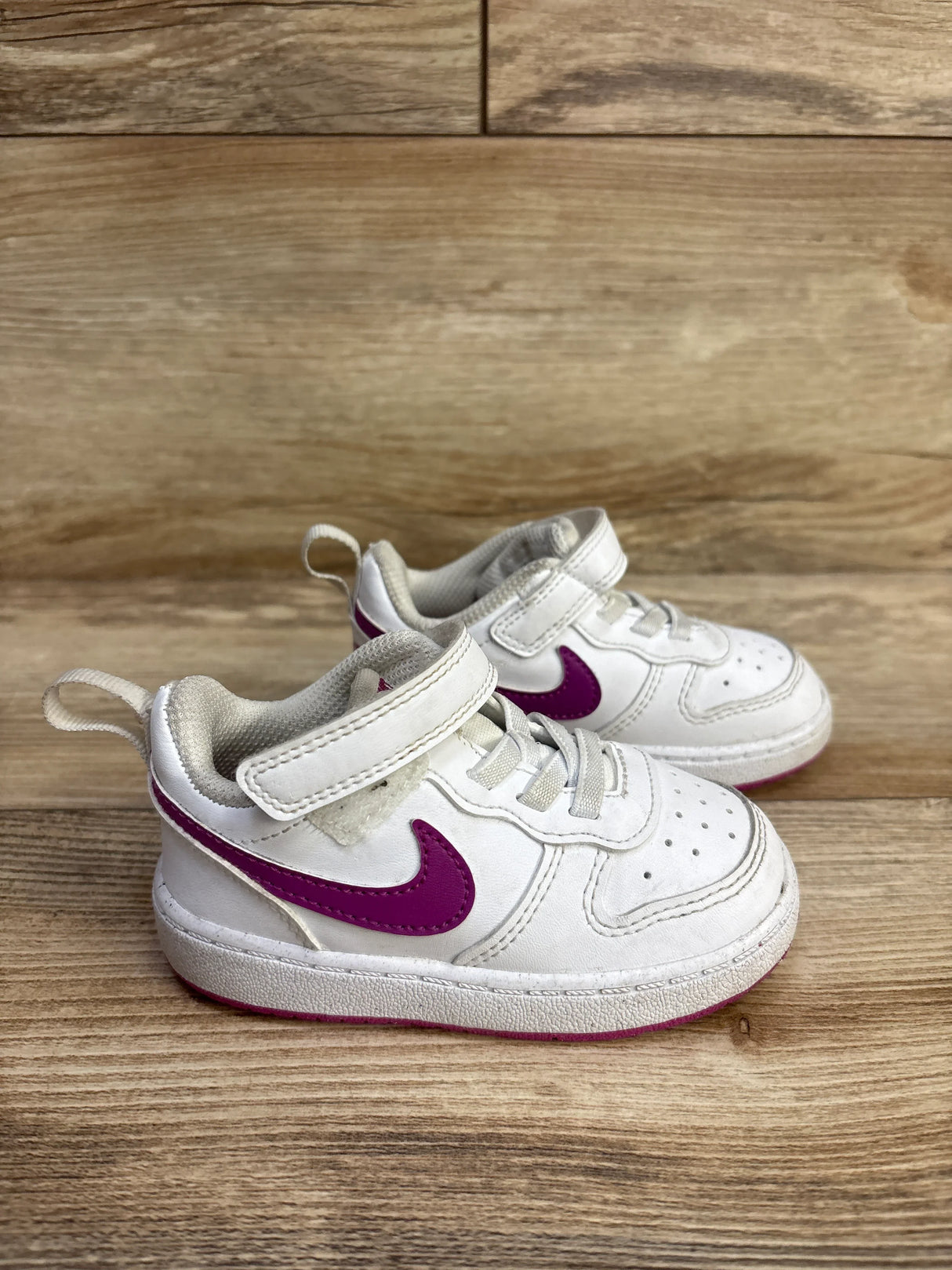 Nike Court Borough Low Recraft TD 'White Hot Fuchsia' sz 6c