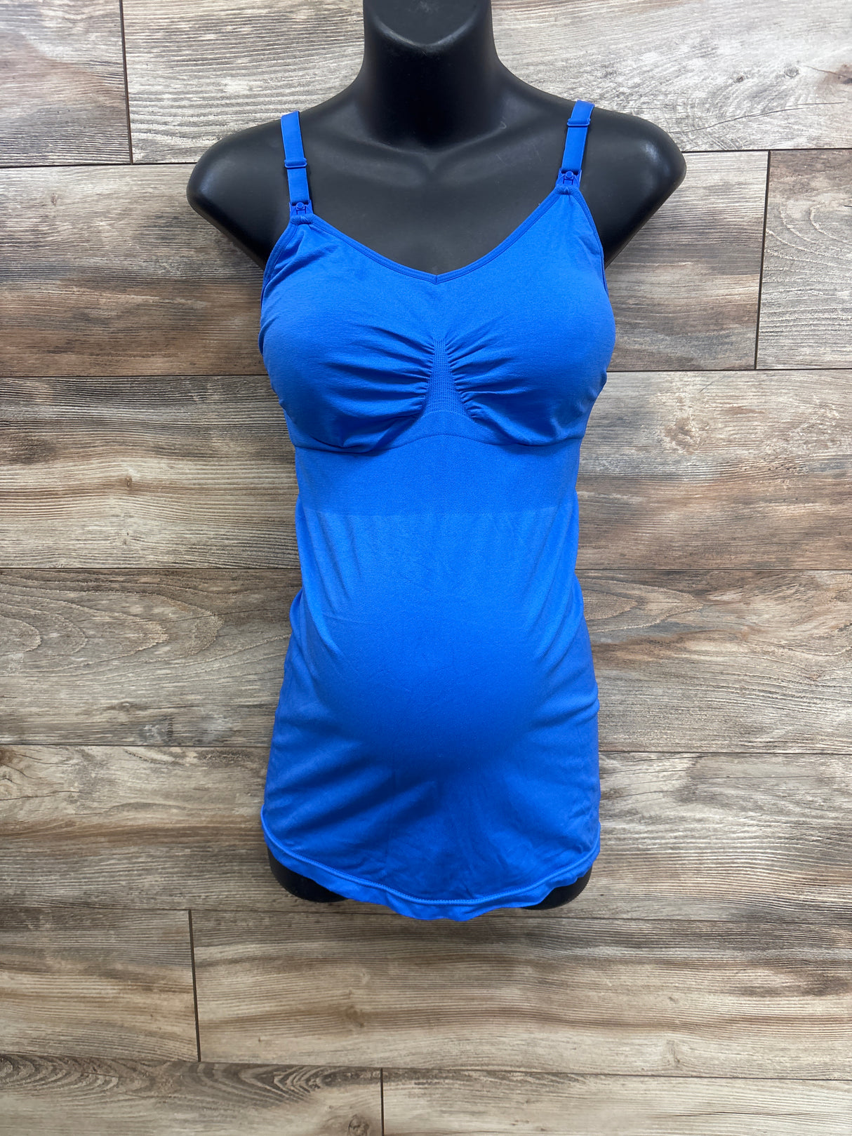 Nursing Tank Top w/ Built in Bra Bright Blue sz Large