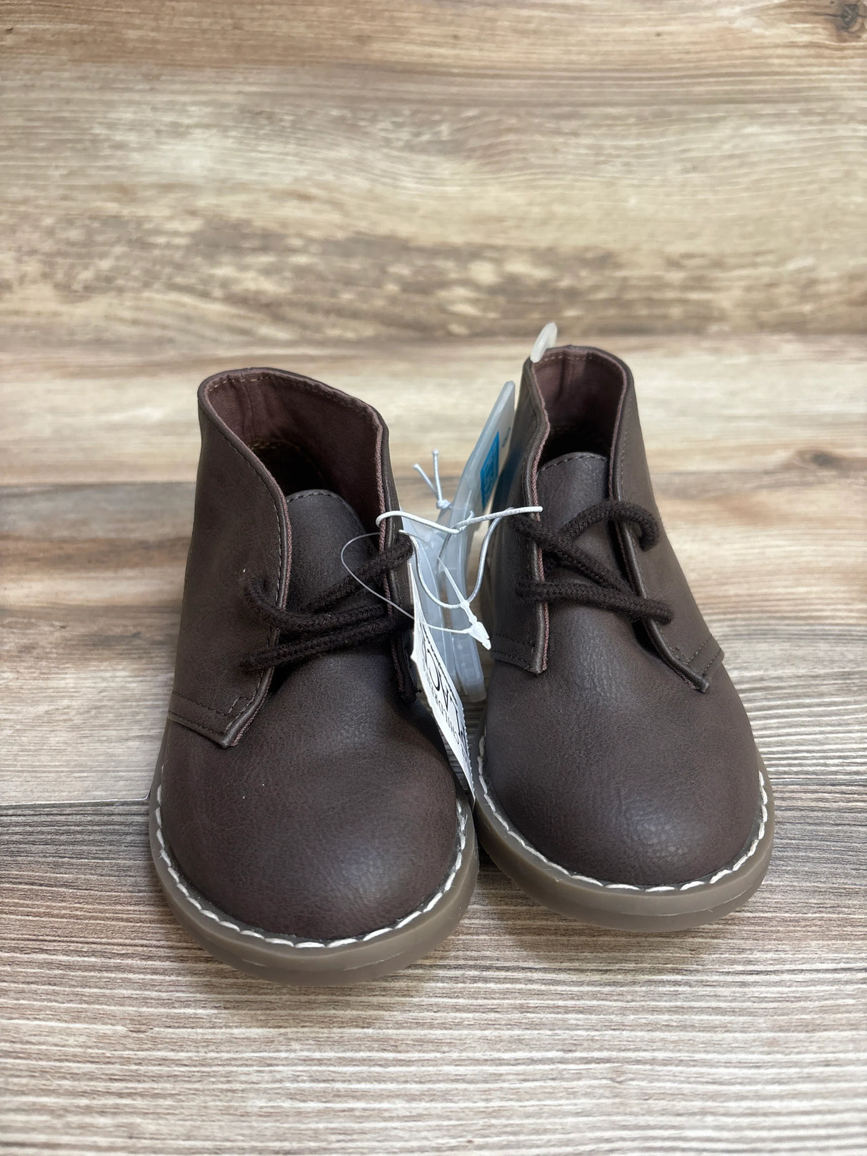 NEW Childrens Place Lace-Up Boots Brown sz 9c - Me n Mommy To Be