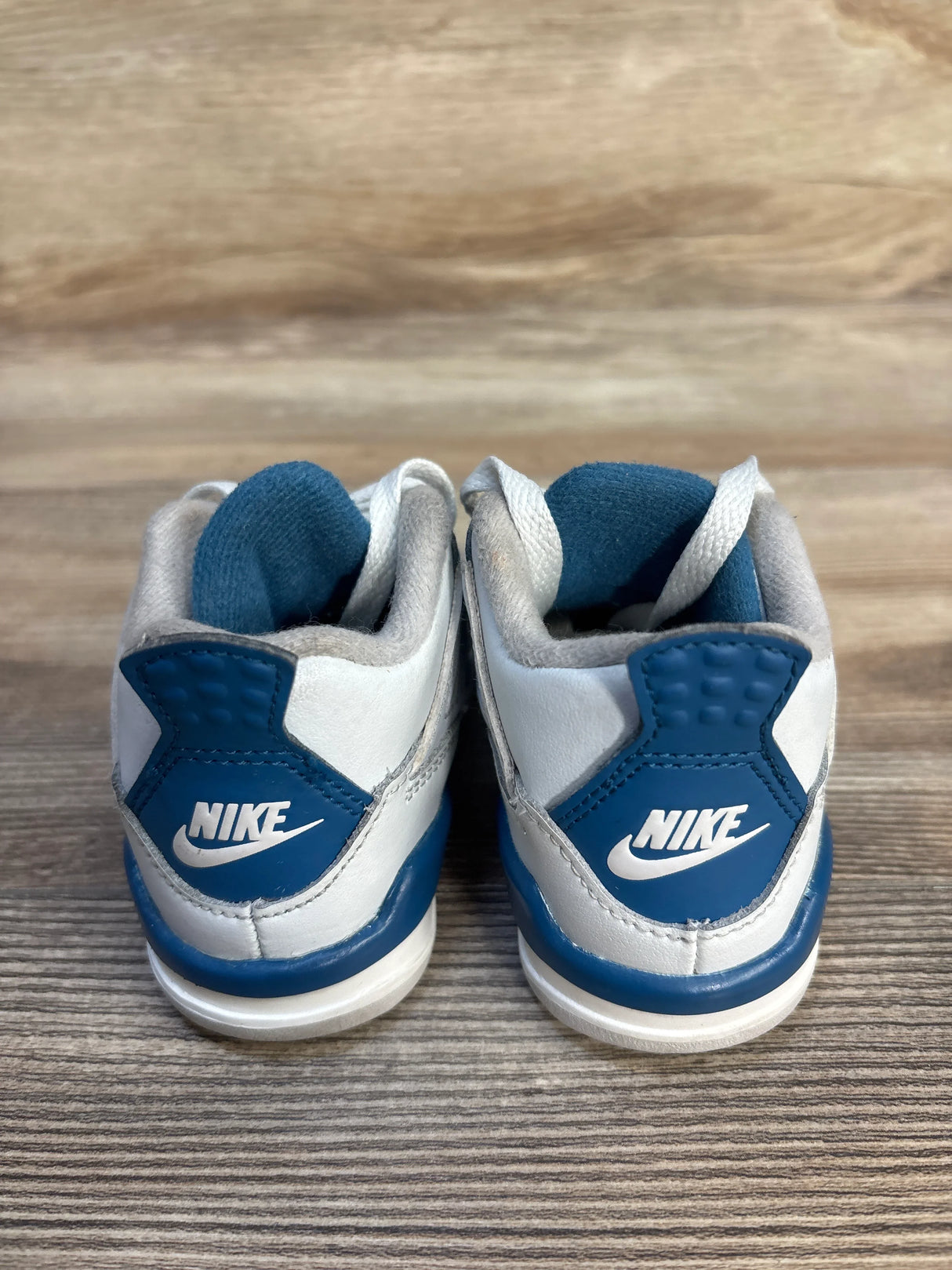 4 Air Jordan 4 Retro TD 'Military Blue' Sneakers sz 6c