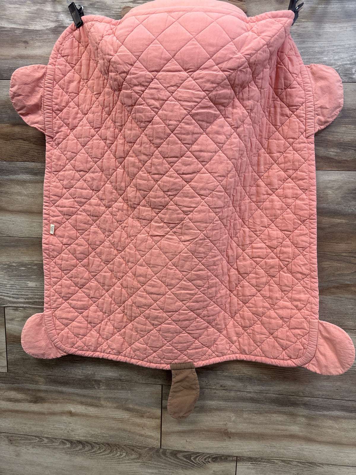 Hikosen Cara Quilted Cat Toddler Nap Mat Pink