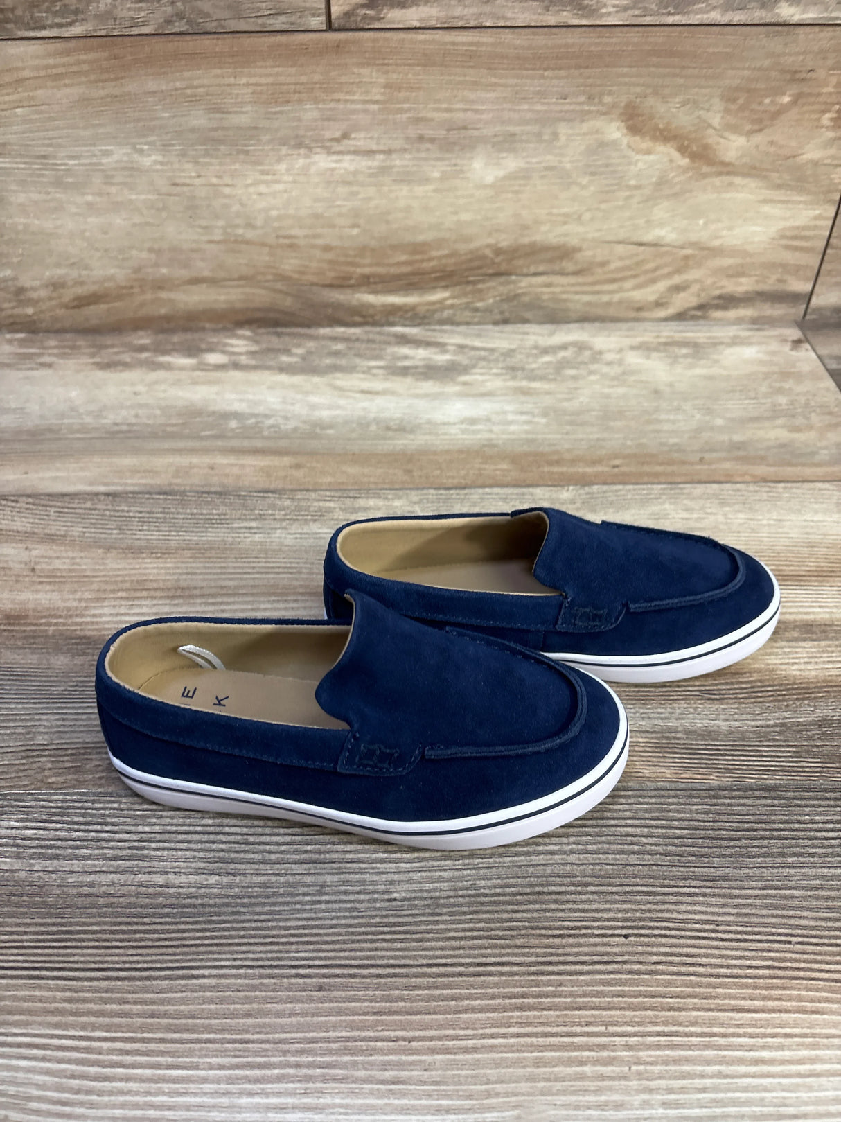 Janie & Jack Suede Slip On Sneakers Blue sz 12c