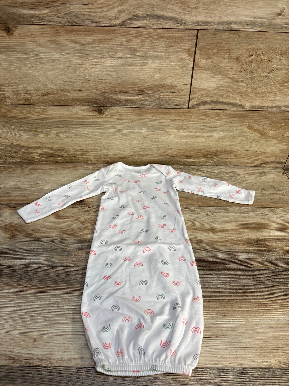 Simple Joys Sleep Gown White sz 0-3m