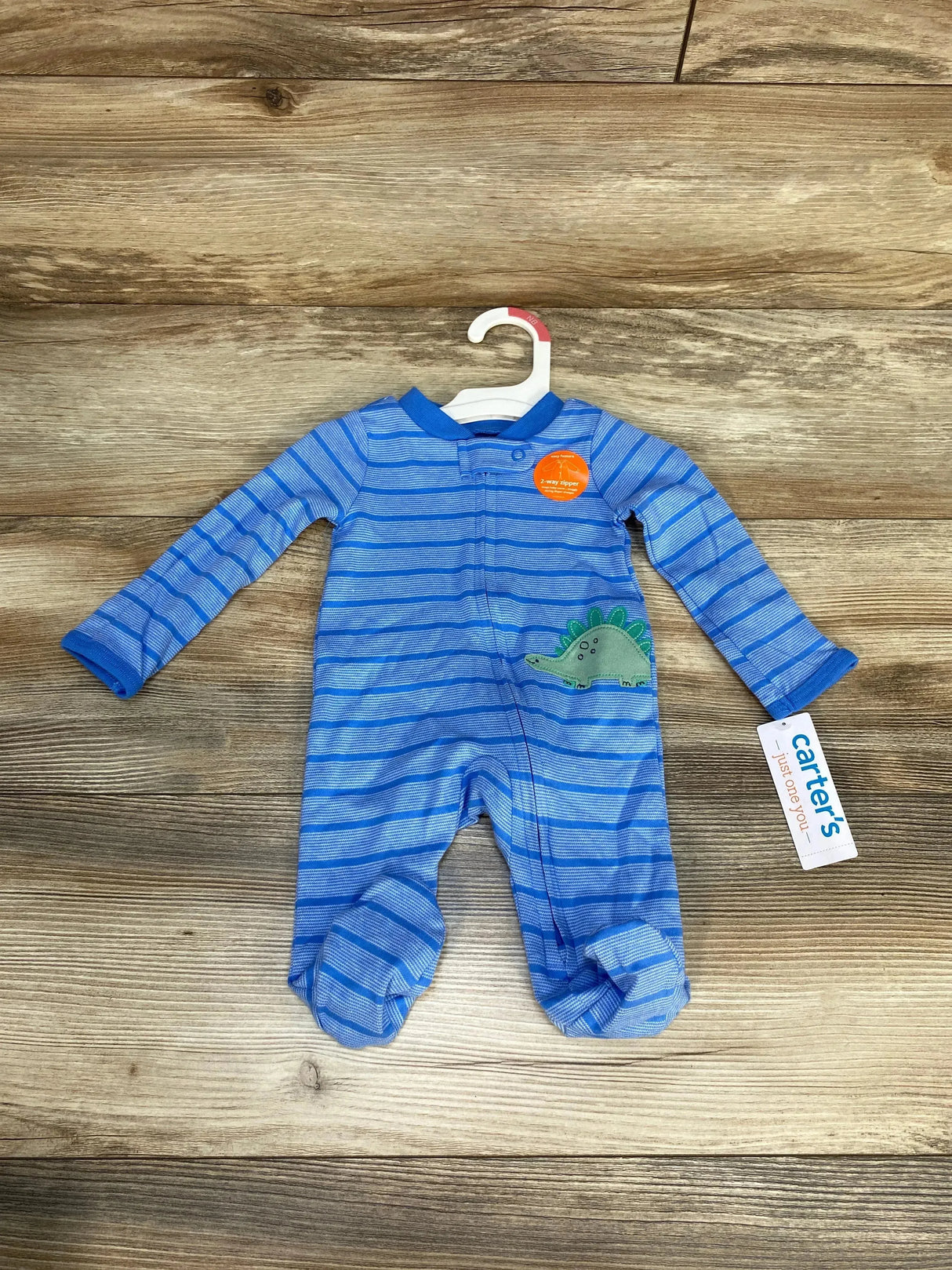 NEW Just One You Striped Sleeper Blue sz Newborn - Me n Mommy To Be