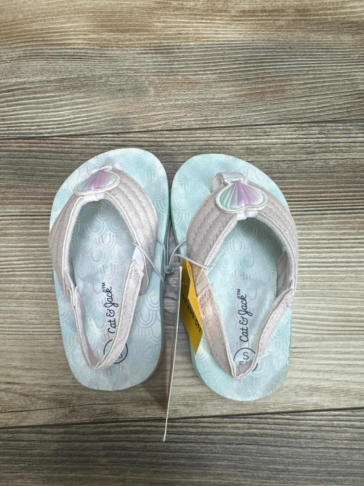 NEW Cat & Jack Shawn Mermaid Sandals Blue sz 5/6c - Me n Mommy To Be