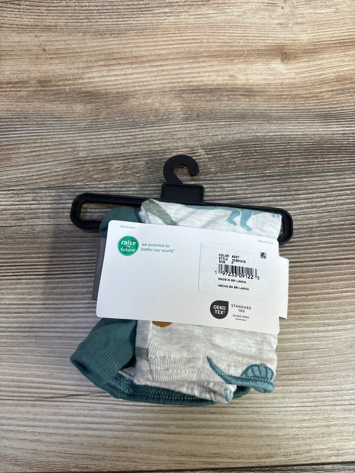 NEW Child Of Mine 2pk Dinosaur Pants Green sz Preemie