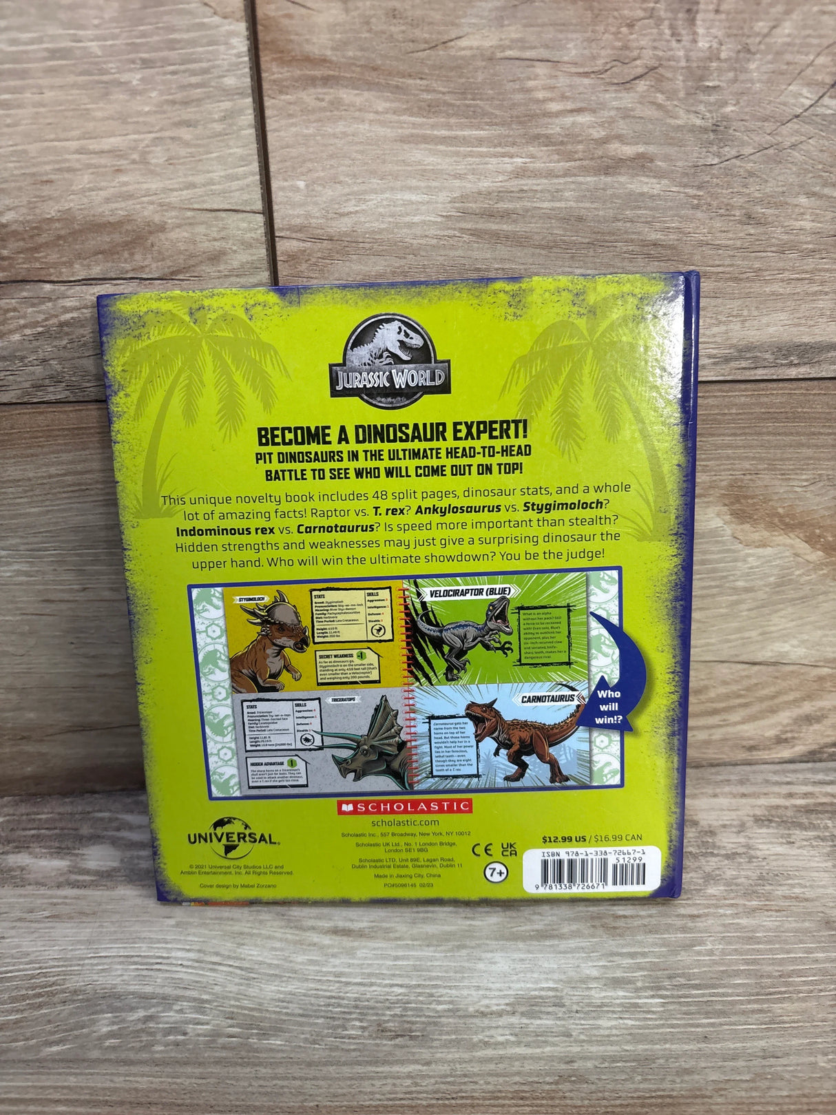 Jurassic World: Dinosaur Rivals! Novelty Hardcover Book