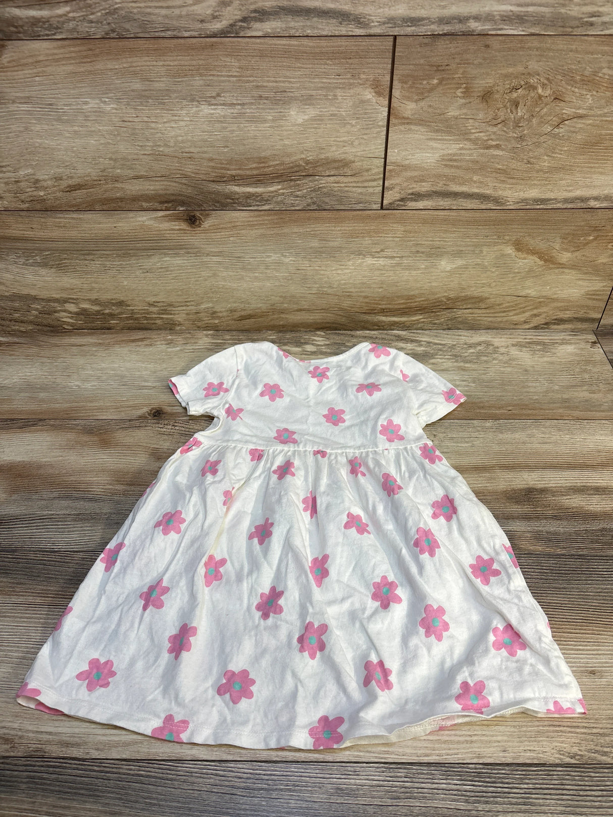 Old Navy Floral Pocket Dress Ivory sz 3T