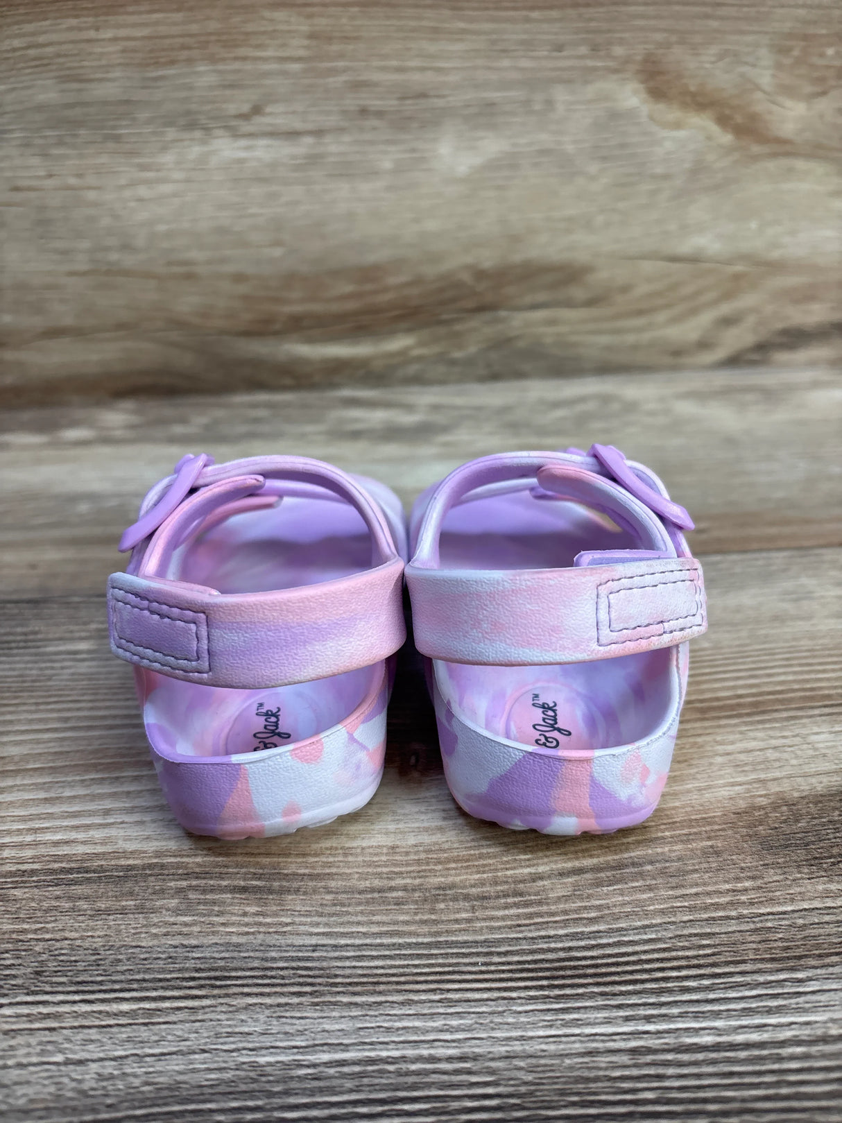 Cat & Jack Double Buckle Sandal Purple sz 5c