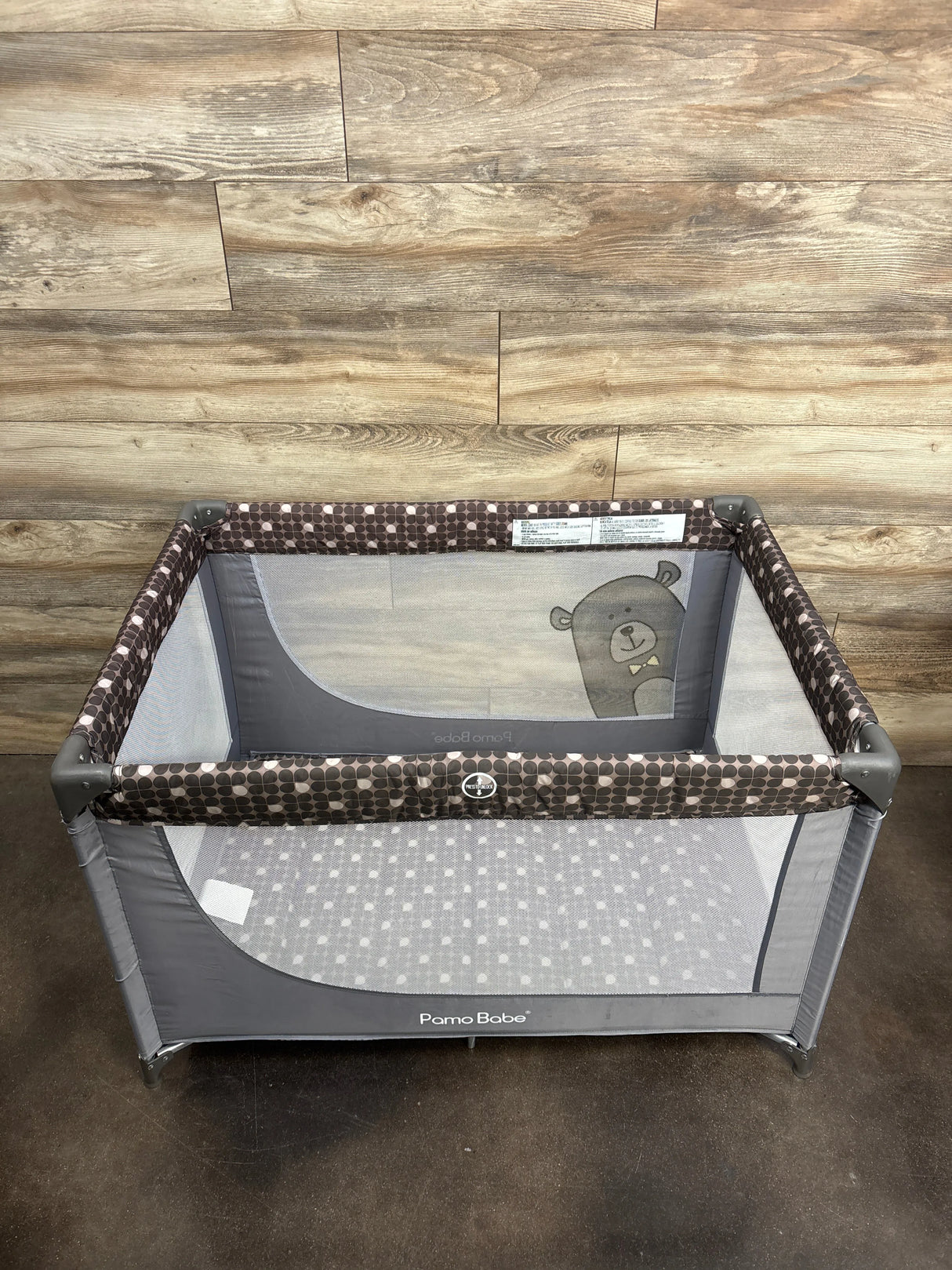 Pamo Babe Portable Playard, Grey*