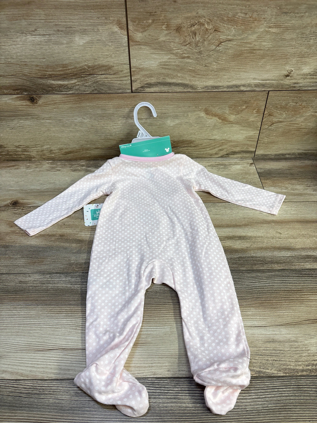 NEW Disney Baby 2pc Minnie Mouse Sleeper & Headband Set Pink sz 6/9m