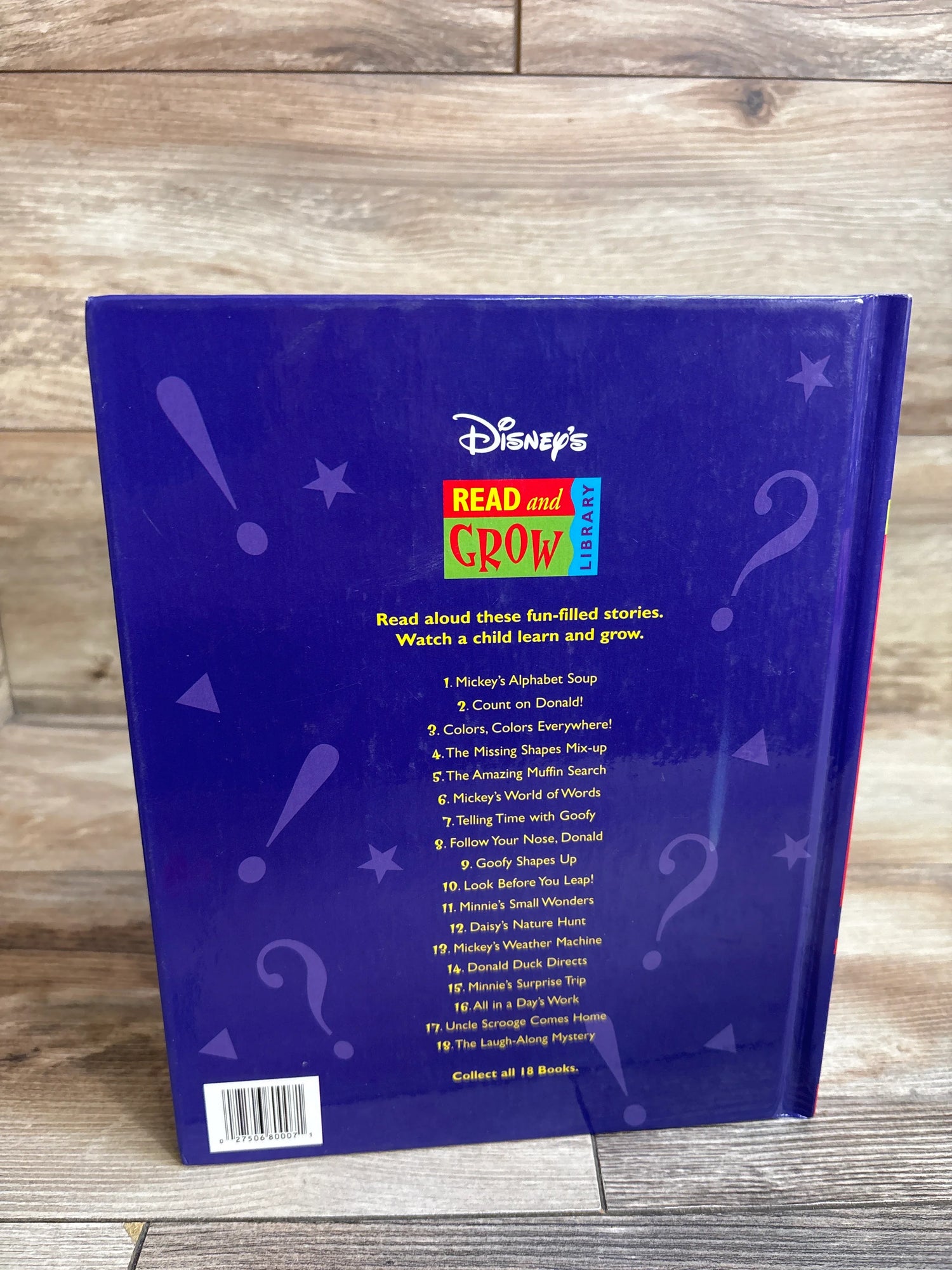 Disney's Telling Time with Goofy Hardcover Book