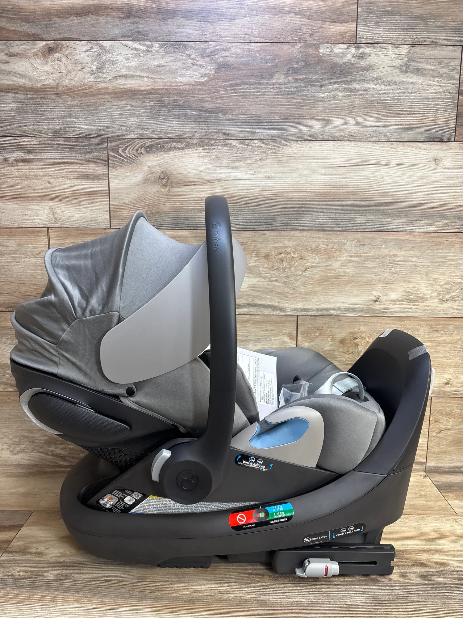 NEW Cybex Gold Cloud G Lux Infant Car Seat in Lava Grey 4-35lbs