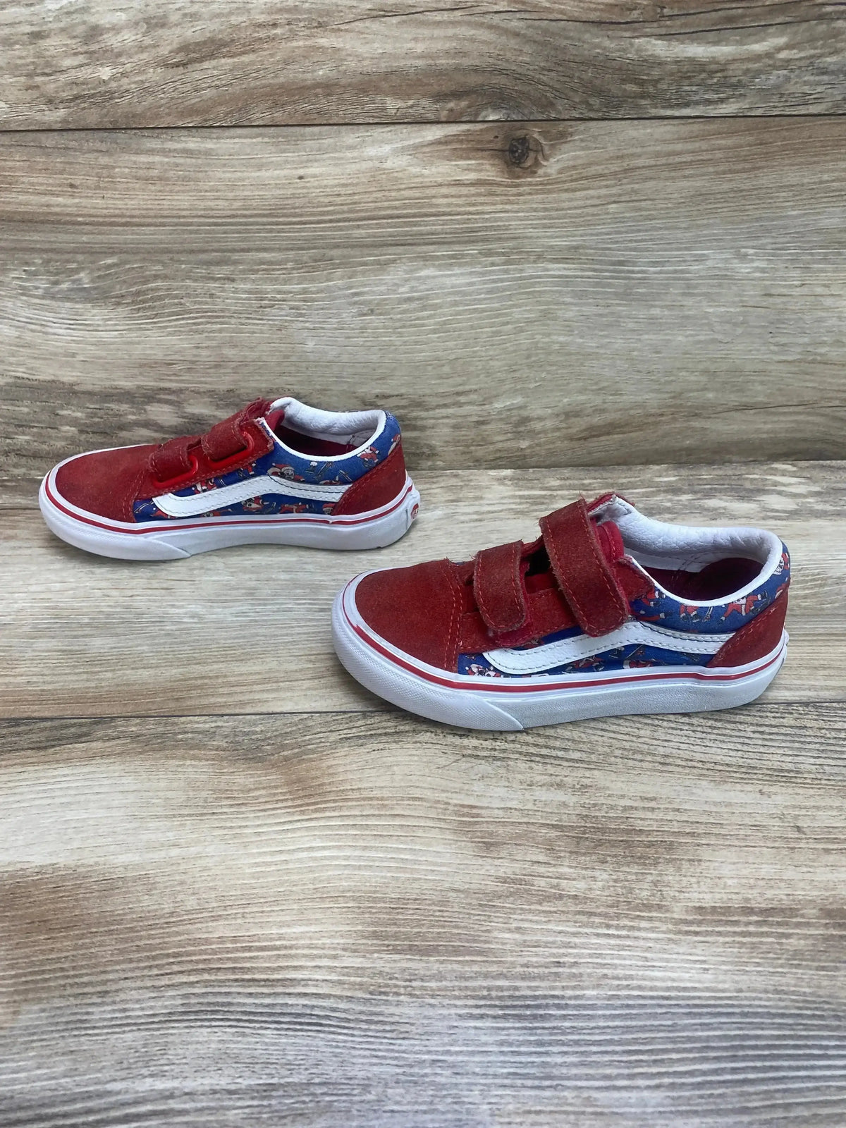 Vans Santa Shreds Old Skool V Sneakers sz 11c - Me n Mommy To Be