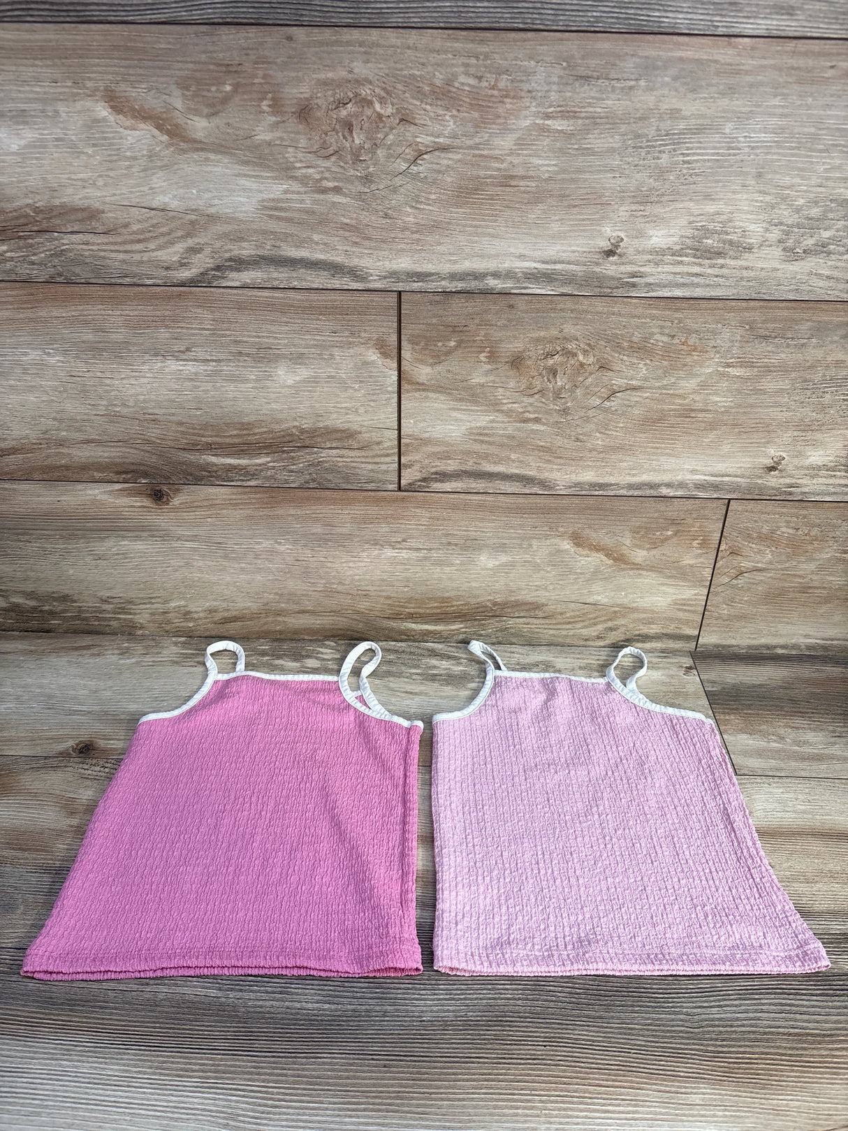 2Pk Gauze Tank Tops Pink sz 4T