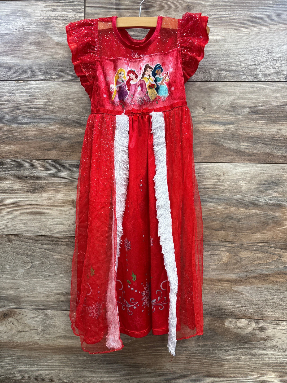 Disney Princess Fantasy Nightgown Red sz 4-5T