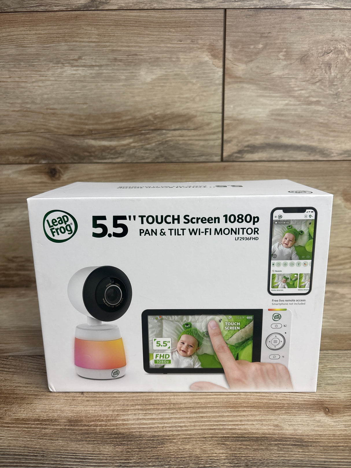 NEW LeapFrog Remote Access Smart Video Monitor with 5.5" Touch Screen Parent Unit