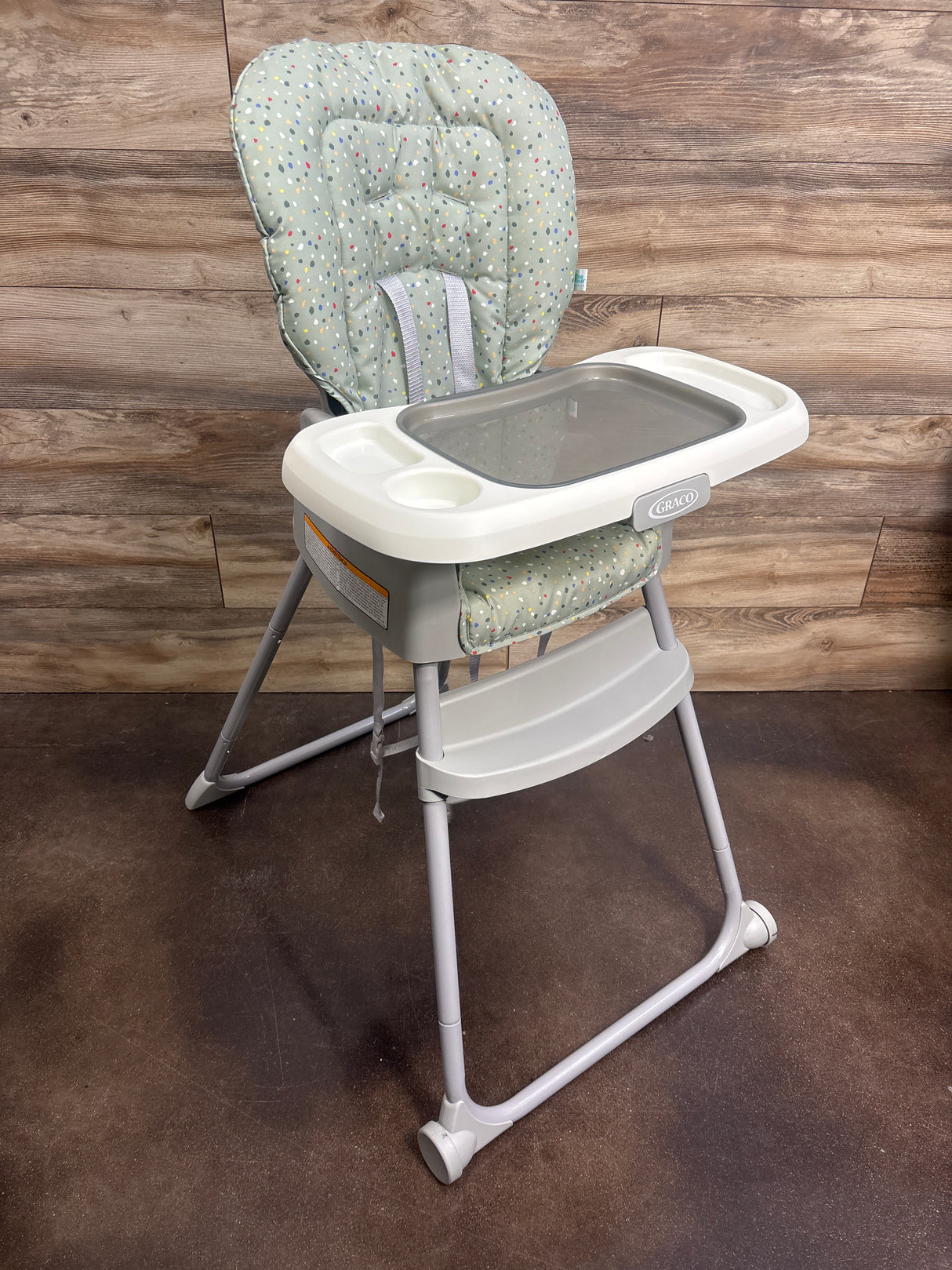 Graco Made2Grow 5-in-1 Infant Toddler High Chair in Terrazo