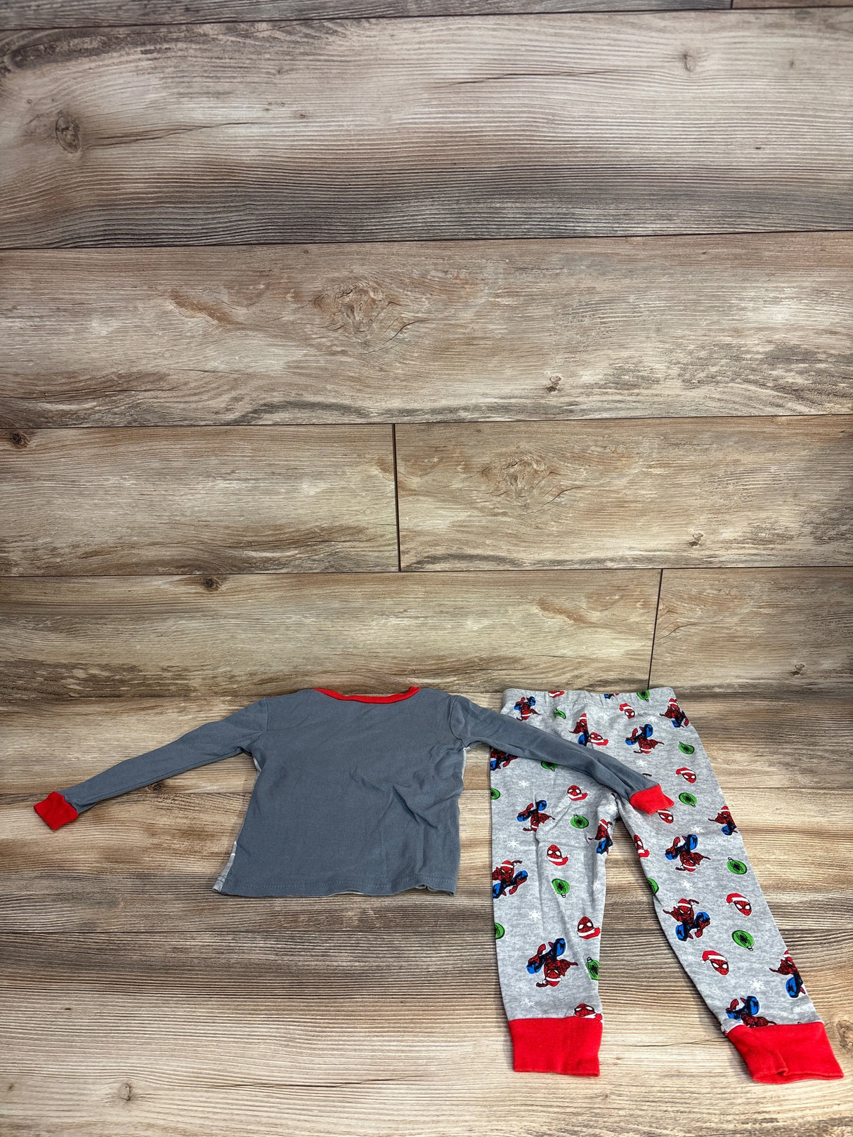 Marvel Spiderman 2pc Pajama Set Grey sz 4T