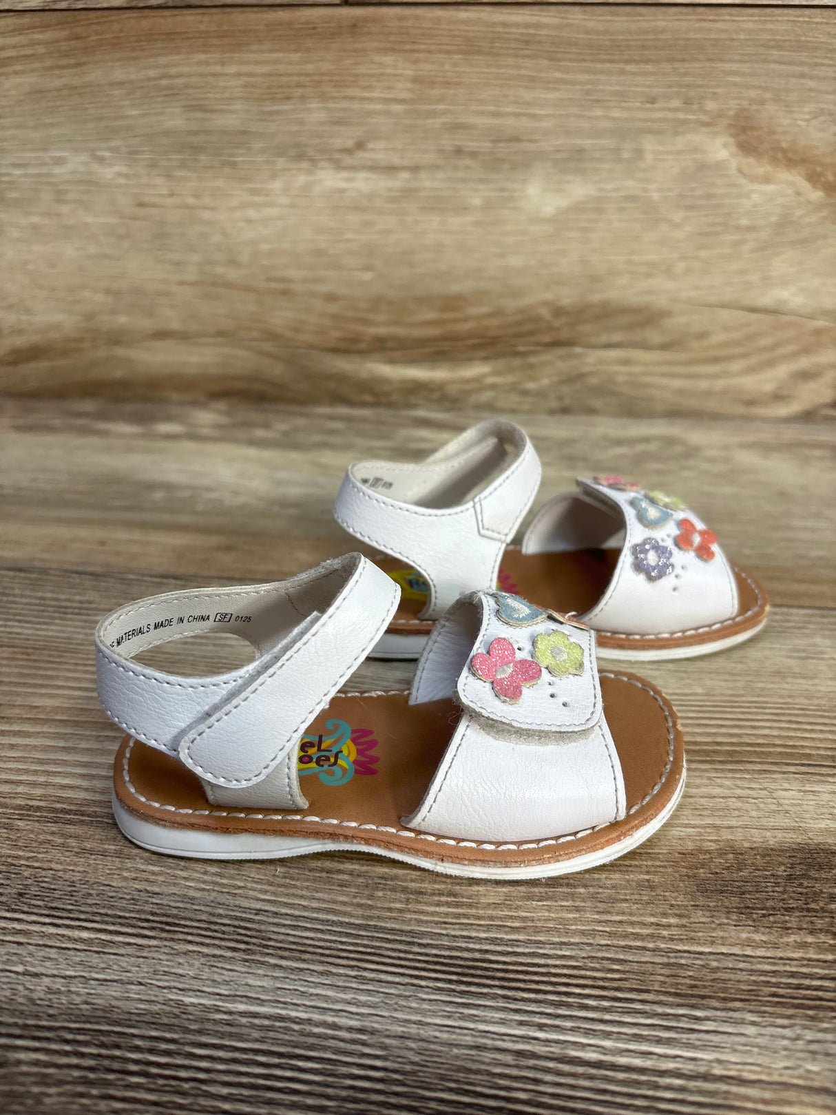 Rachel Shoes Butterfly Sandals White sz 5c