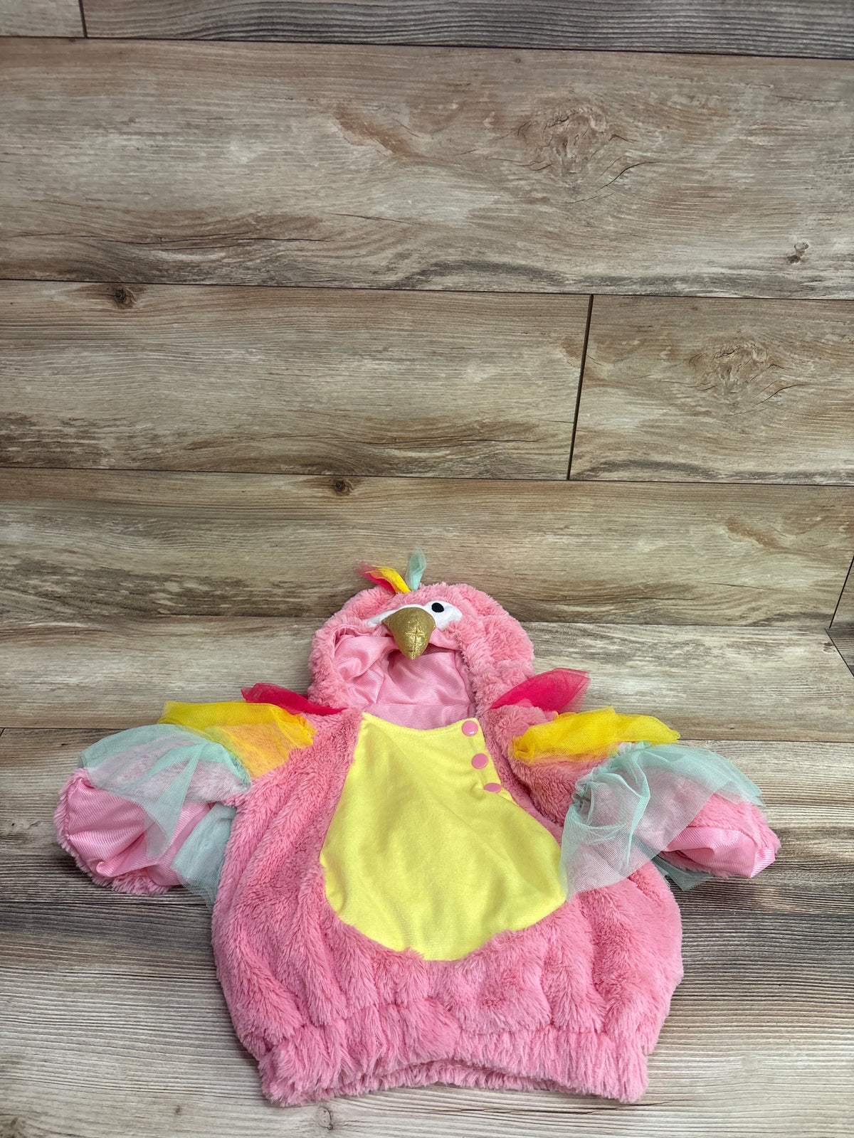 Hyde and EEK! Boutique pink parrot costume pullover for infants size 12-18m