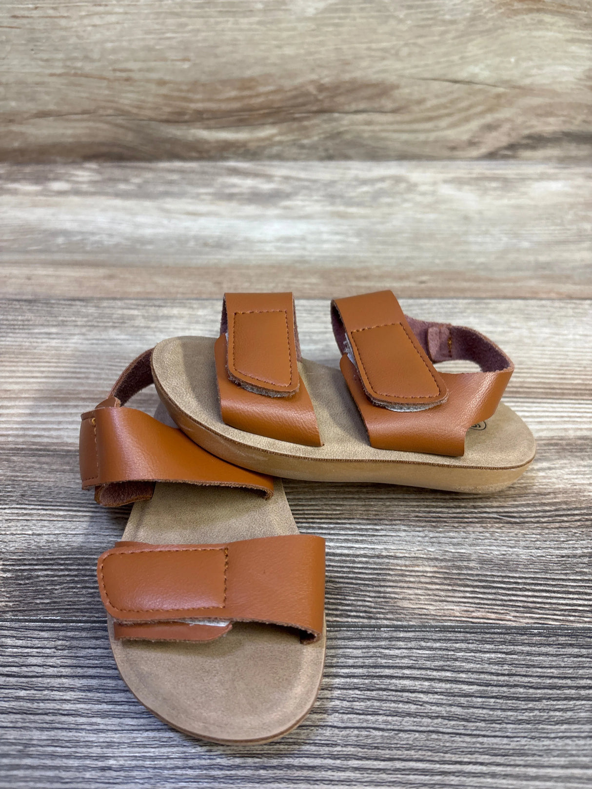 Trary Adjustable Double Strap Sandals Brown sz 6c