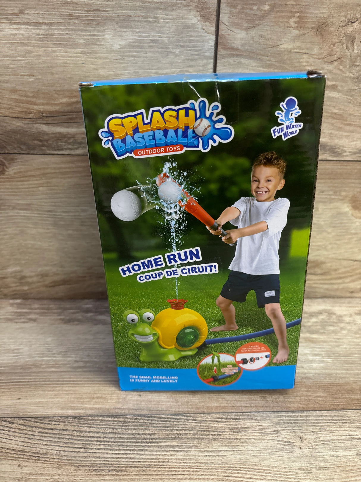 NEW Splash Baseball Outdoor Toys Home Run Snail
