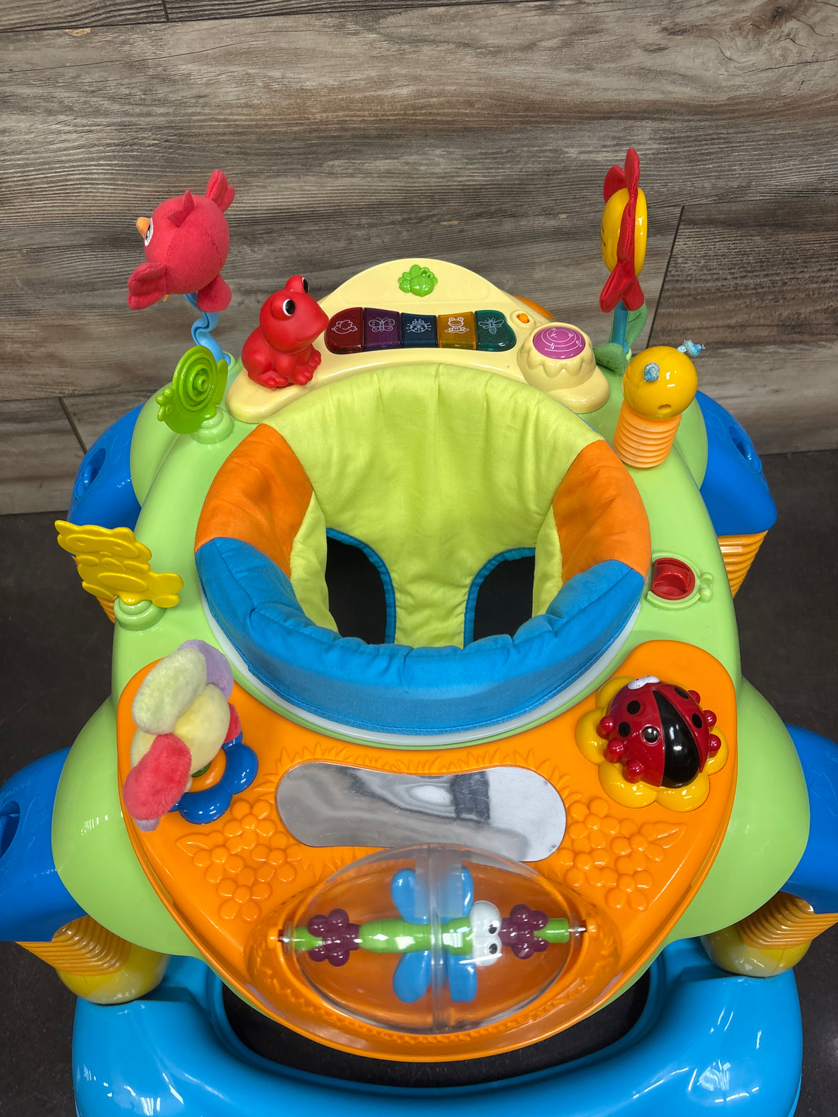 Delta Children Lil Play Station 4-in-1 Activity Walker Blue