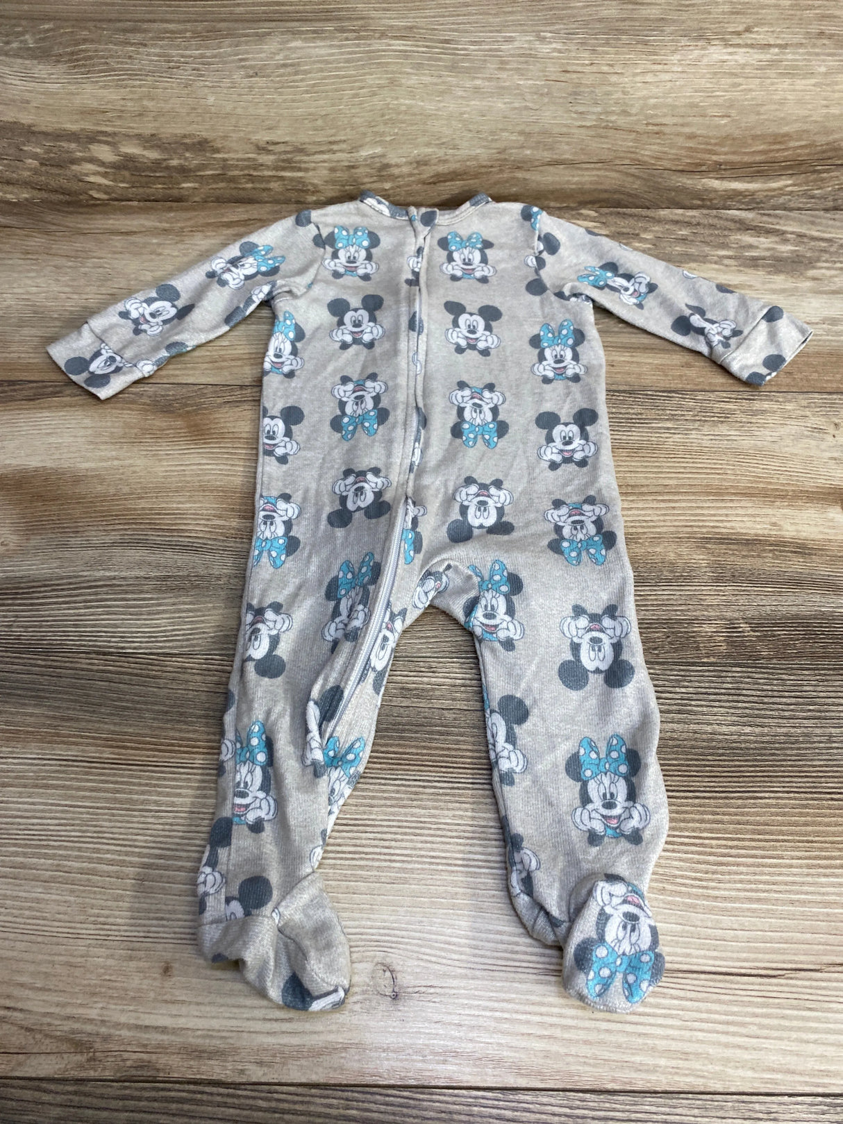 Disney Baby Minnie Mouse Sleeper Grey sz 3m - Me n Mommy To Be