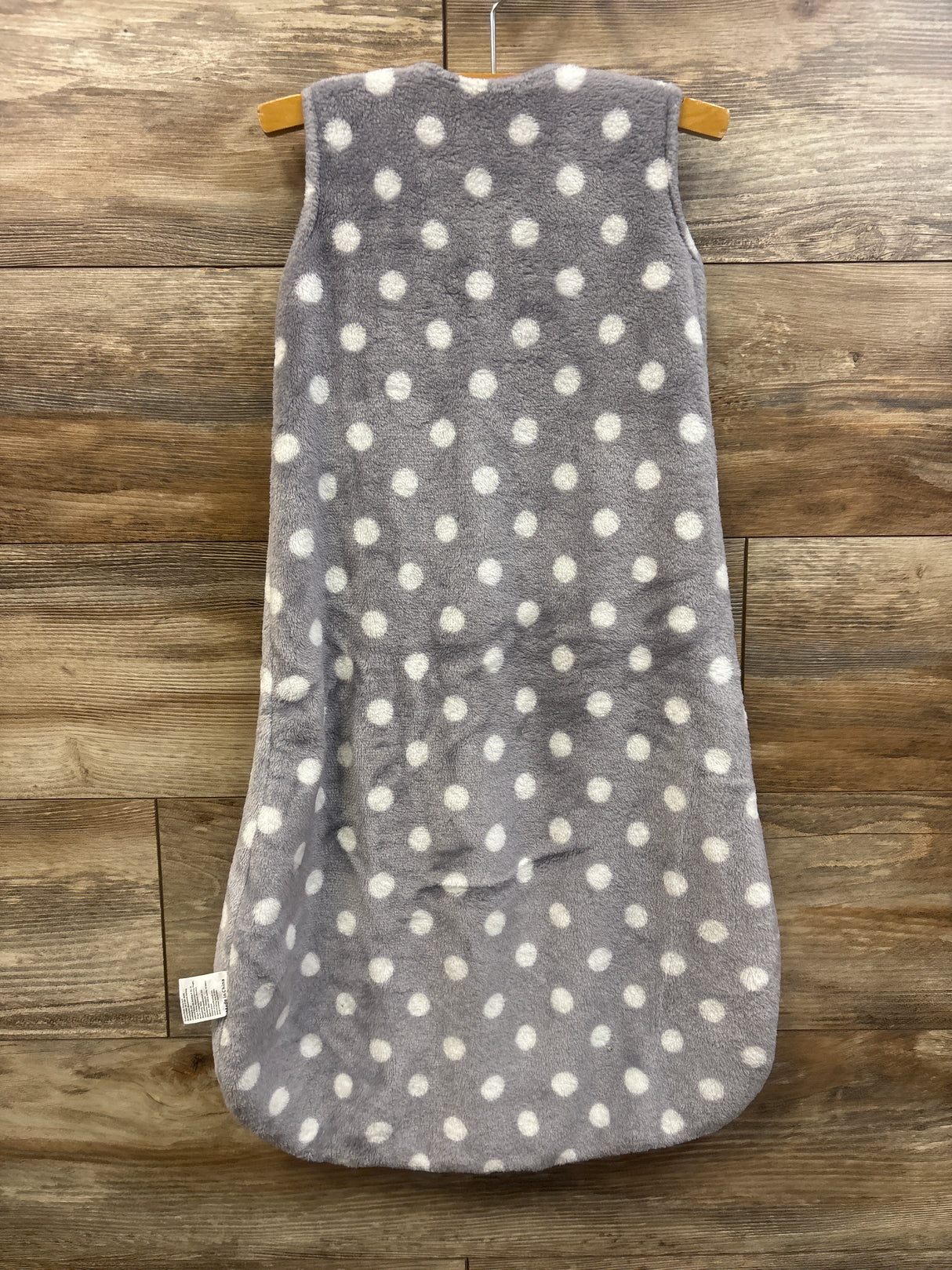 Yoofoss Polka Dot Blanket Sleep Sack Grey sz 6-12m