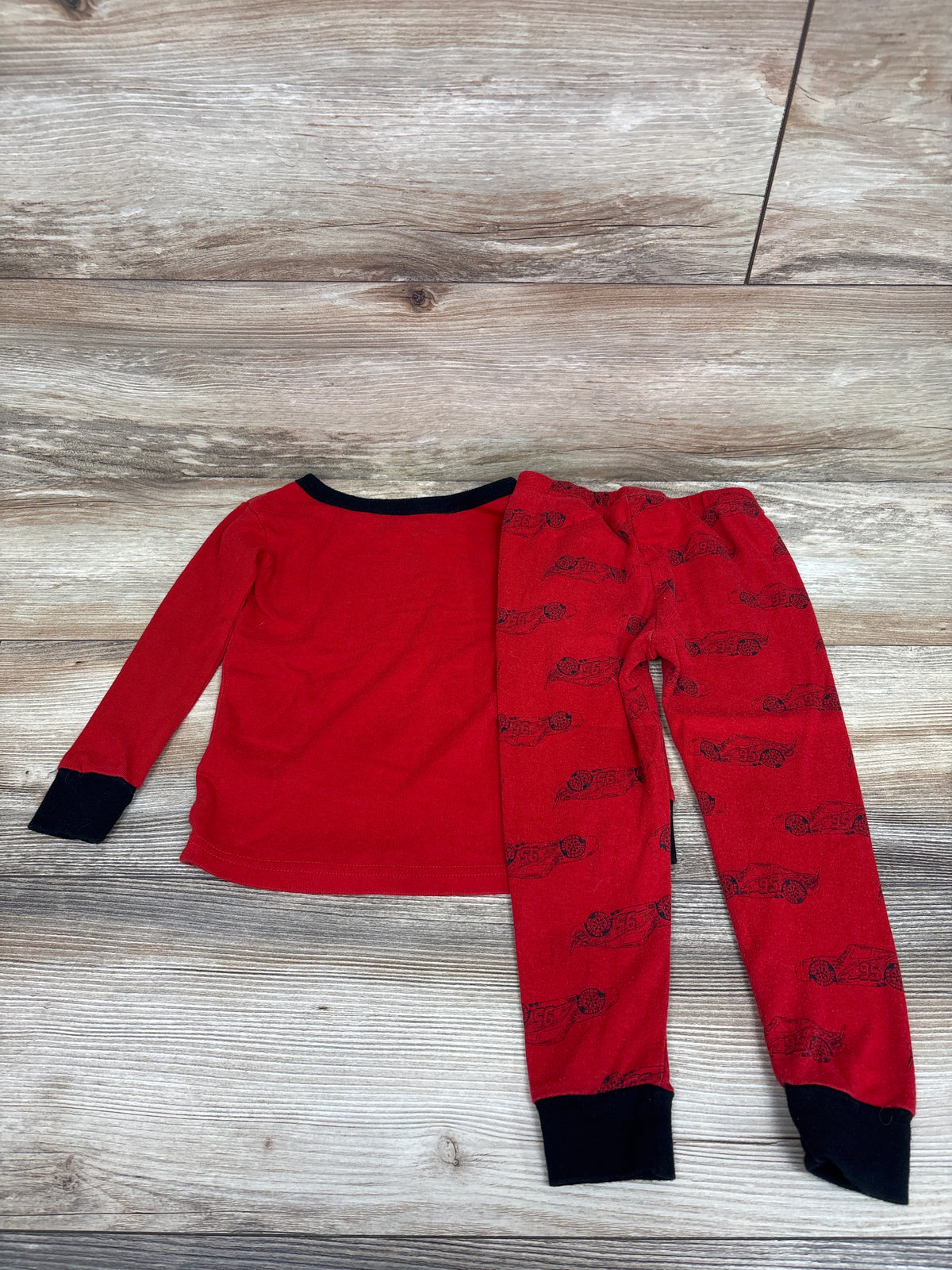 Disney Pixar Cars 2pc Pajama Set Red sz 4T