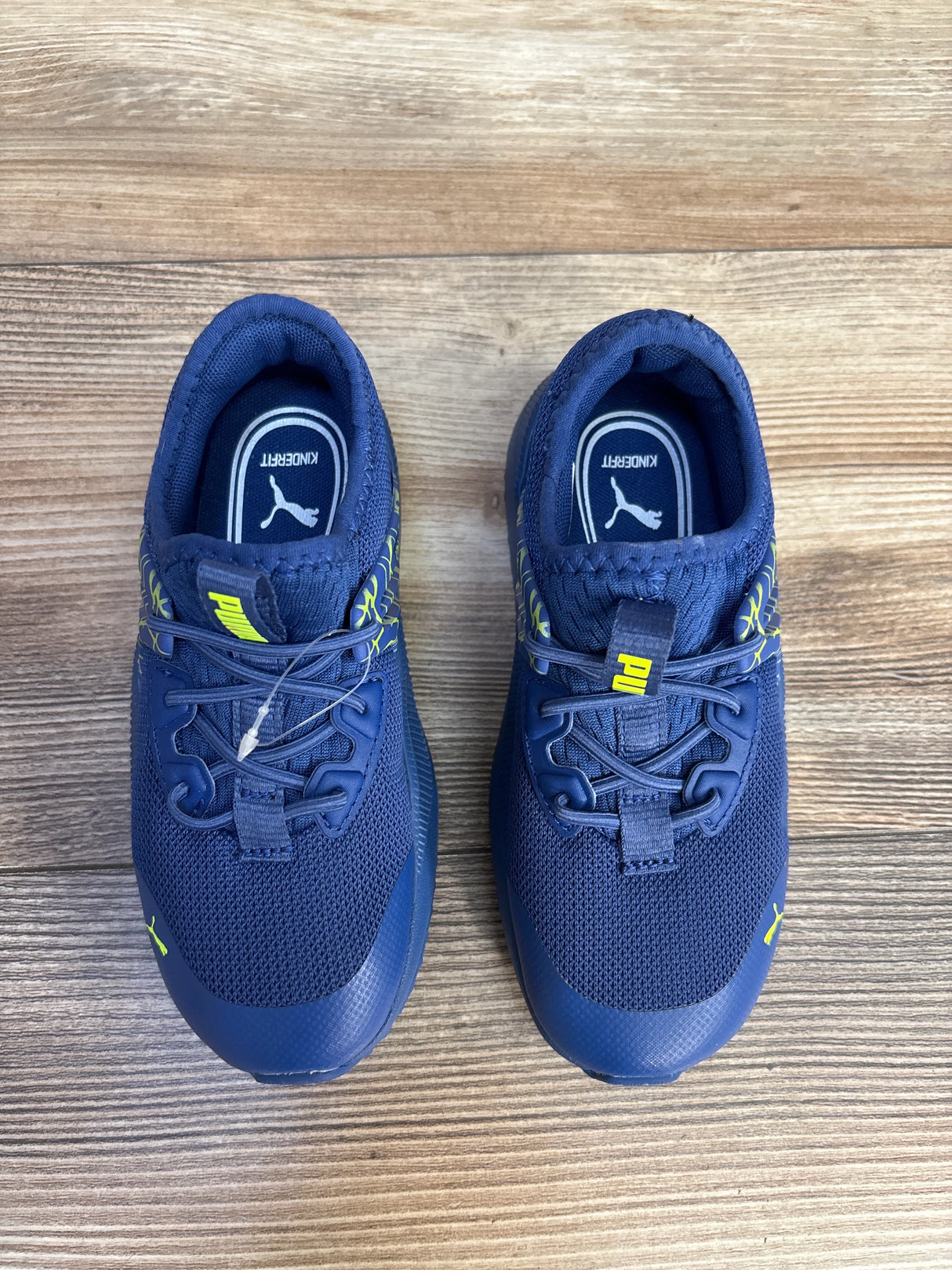 NWOT Puma Pacer Future Scribble Slip On Sneakers, Blue sz 10c