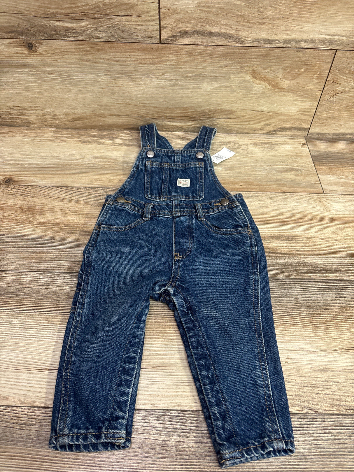 NEW Old Navy Workwear Denim Overalls Blue sz 12-18m