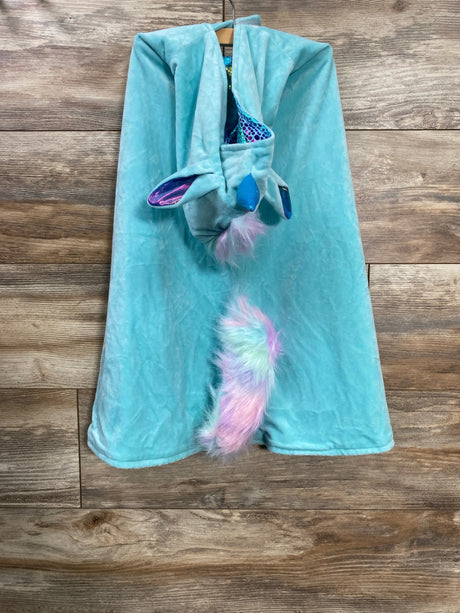 Great Pretenders Reversible Unicorn/Dragon Cape Blue sz 5-6 - Me n Mommy To Be