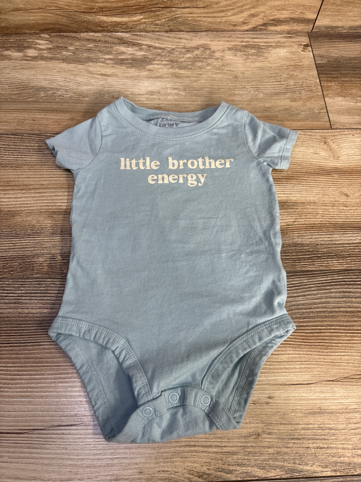 Carter's Little Brother Energy Bodysuit Blue sz 9m